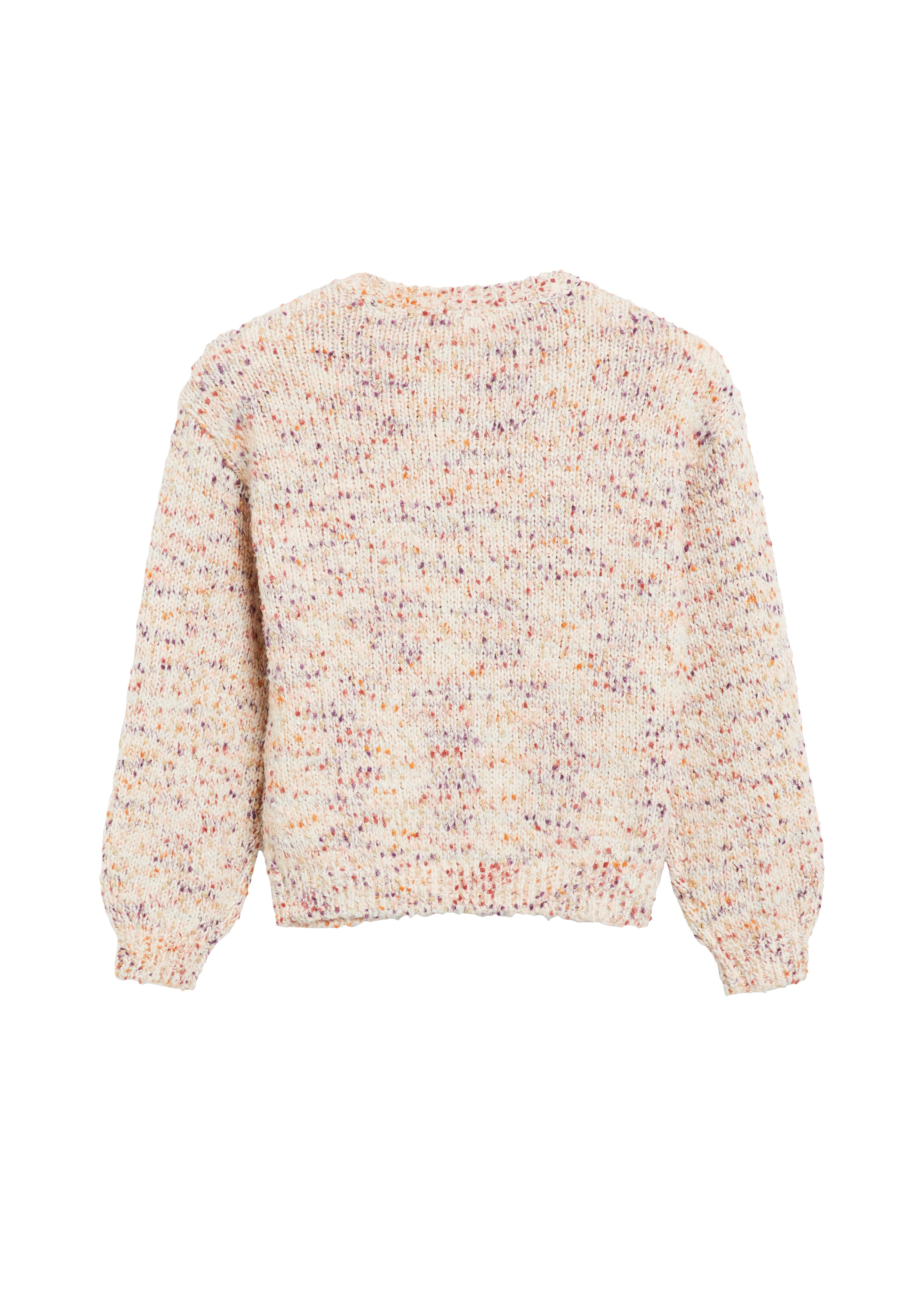 s.Oliver Junior Strickpullover Grobstrick-Pullover für Girls / Mit Glitzer-Details / Rundhals