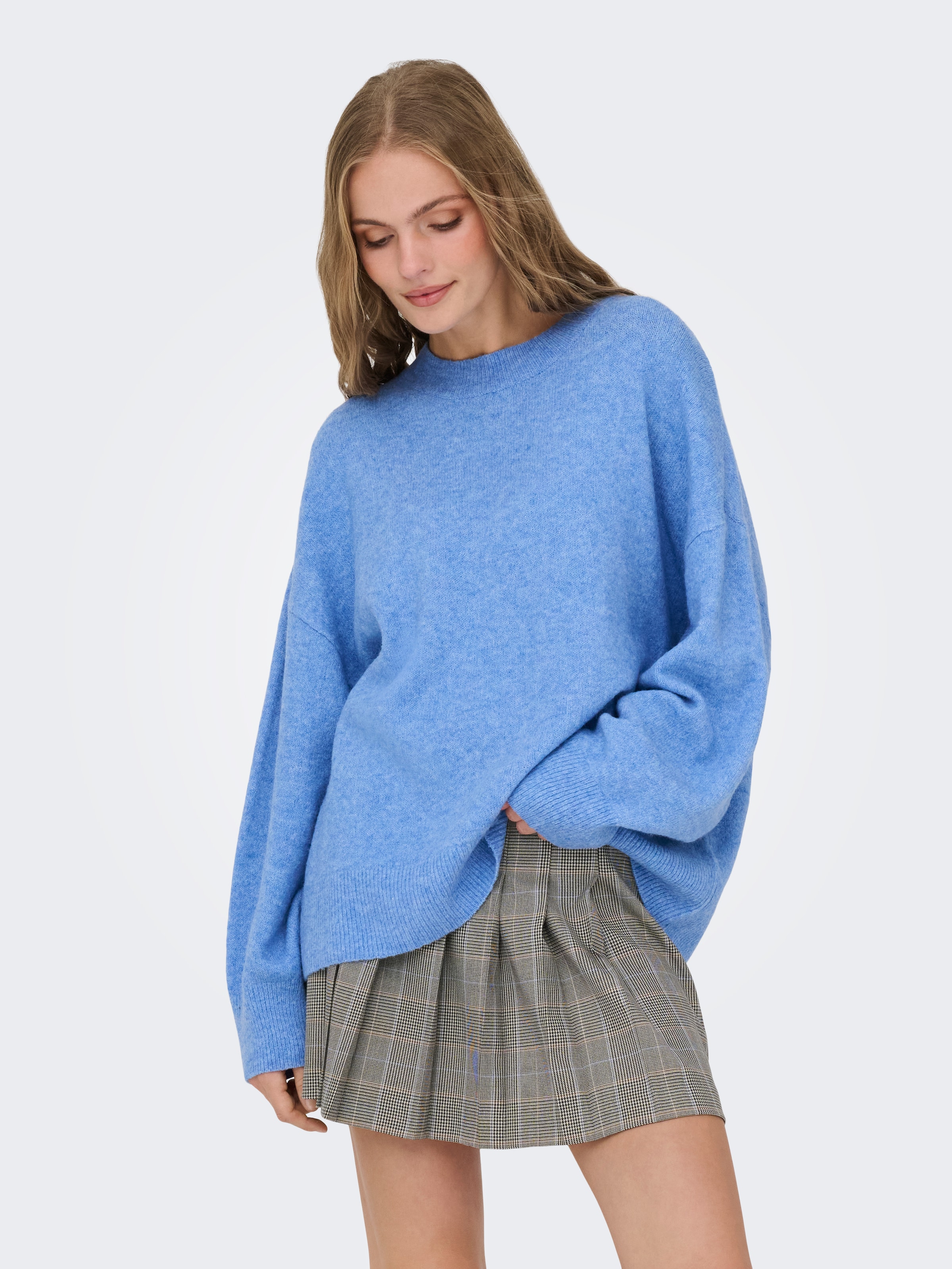 JDY Pull en tricot »JDYSONJA L/S O-NECK PULLOVER KNT NOOS« Materialmix