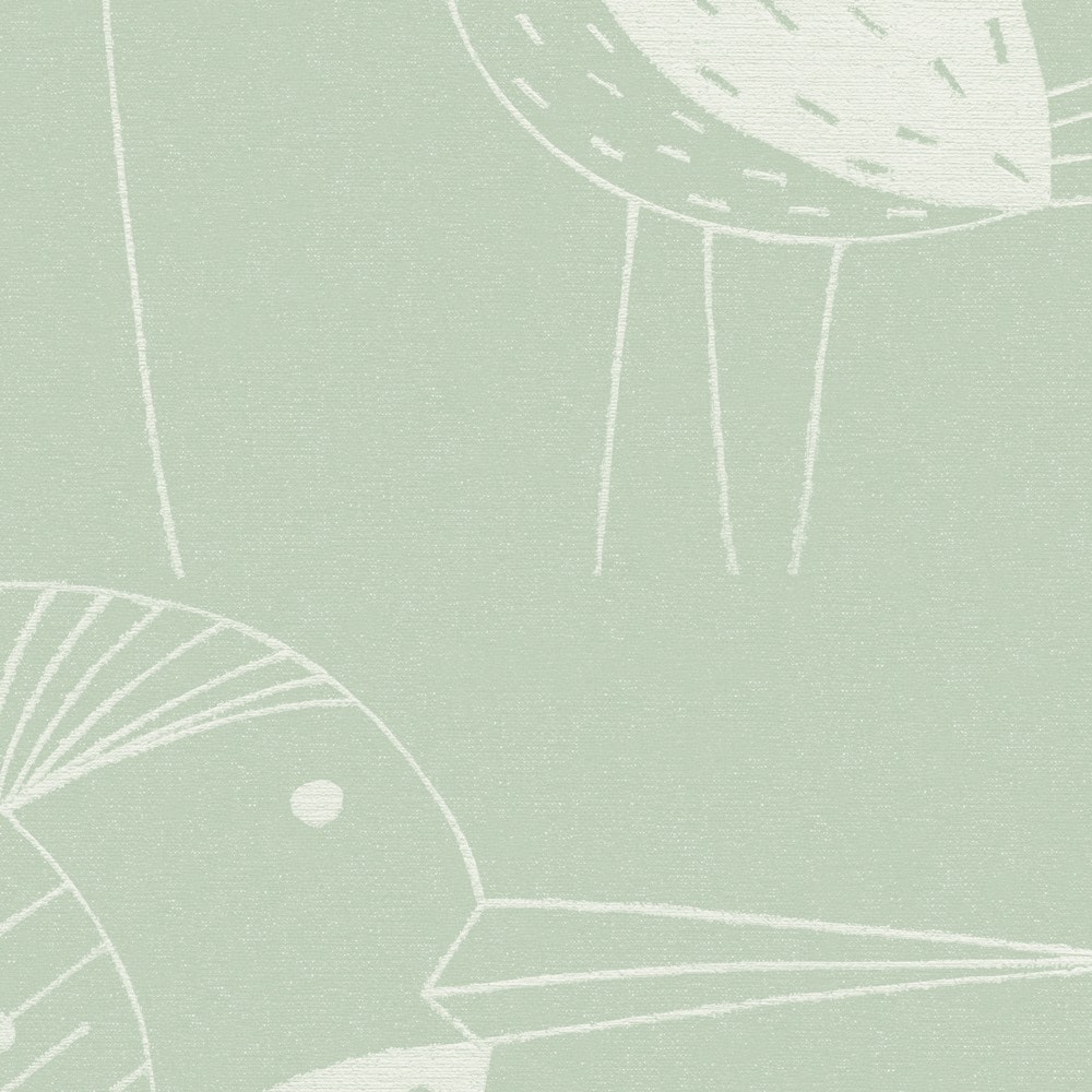 Komar Fototapete »Vlies Fototapete - Naive Birds - Grösse 200 x 250 cm« Motiv | bedruckt glatt