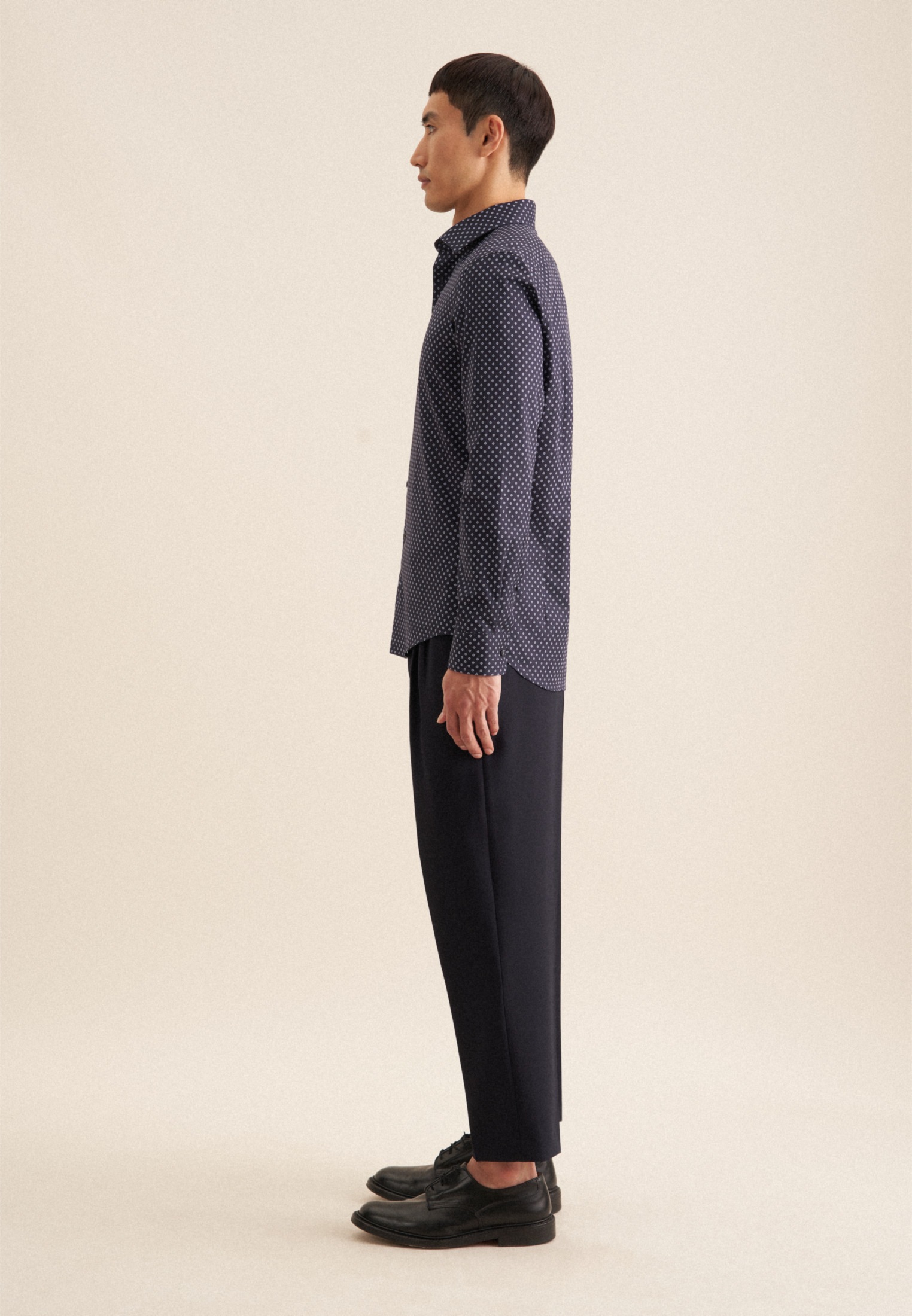 seidensticker Businesshemd »Slim«, Slim Langarm Kentkragen Druck
