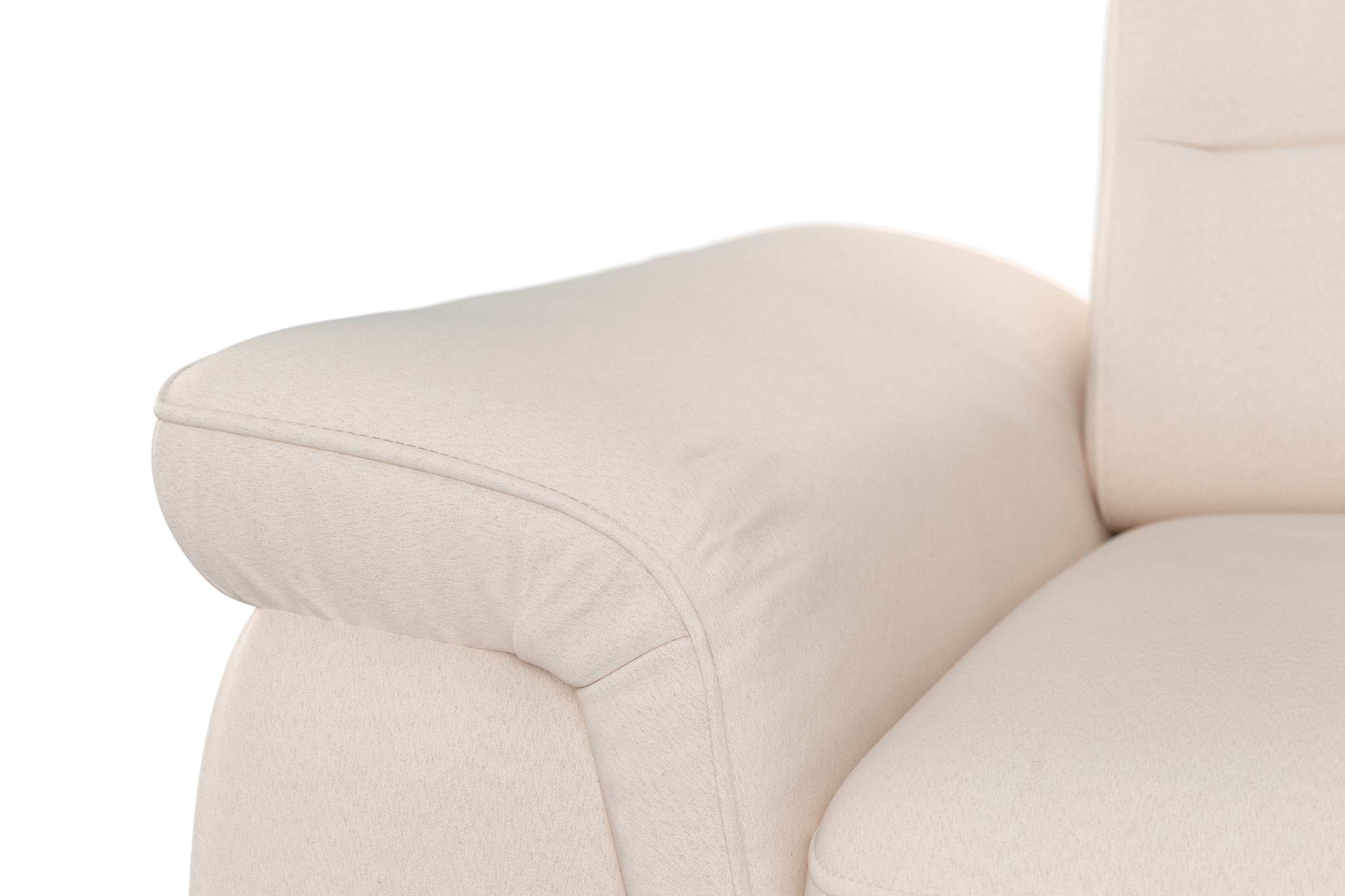 sit&more Canapé d'angle »Sinatra L-Form« mit Ottomane, optional mit Kopfteilverstellung und Armteilfunktion