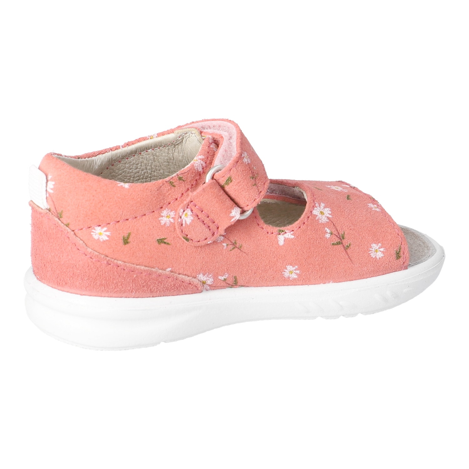 PEPINO by RICOSTA Lauflernschuh »Banu WMS: mittel«  Sandalette mit Klett und Animal Print, Grössenschablone zum Download