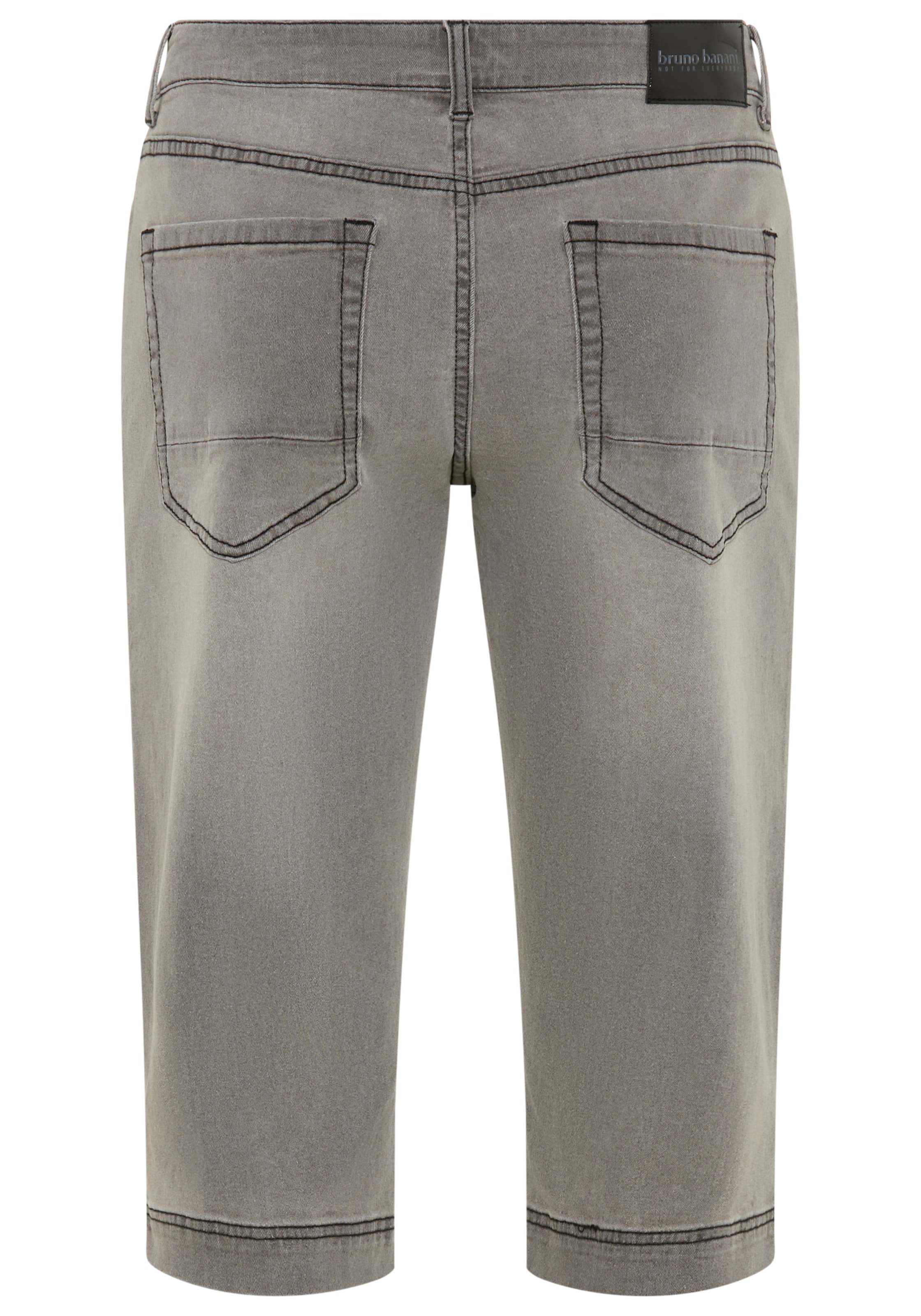 Bruno Banani Bermuda en jean »Hutch-Bermuda« Straight-Fit, hauteur normale de taille, en denim élastique