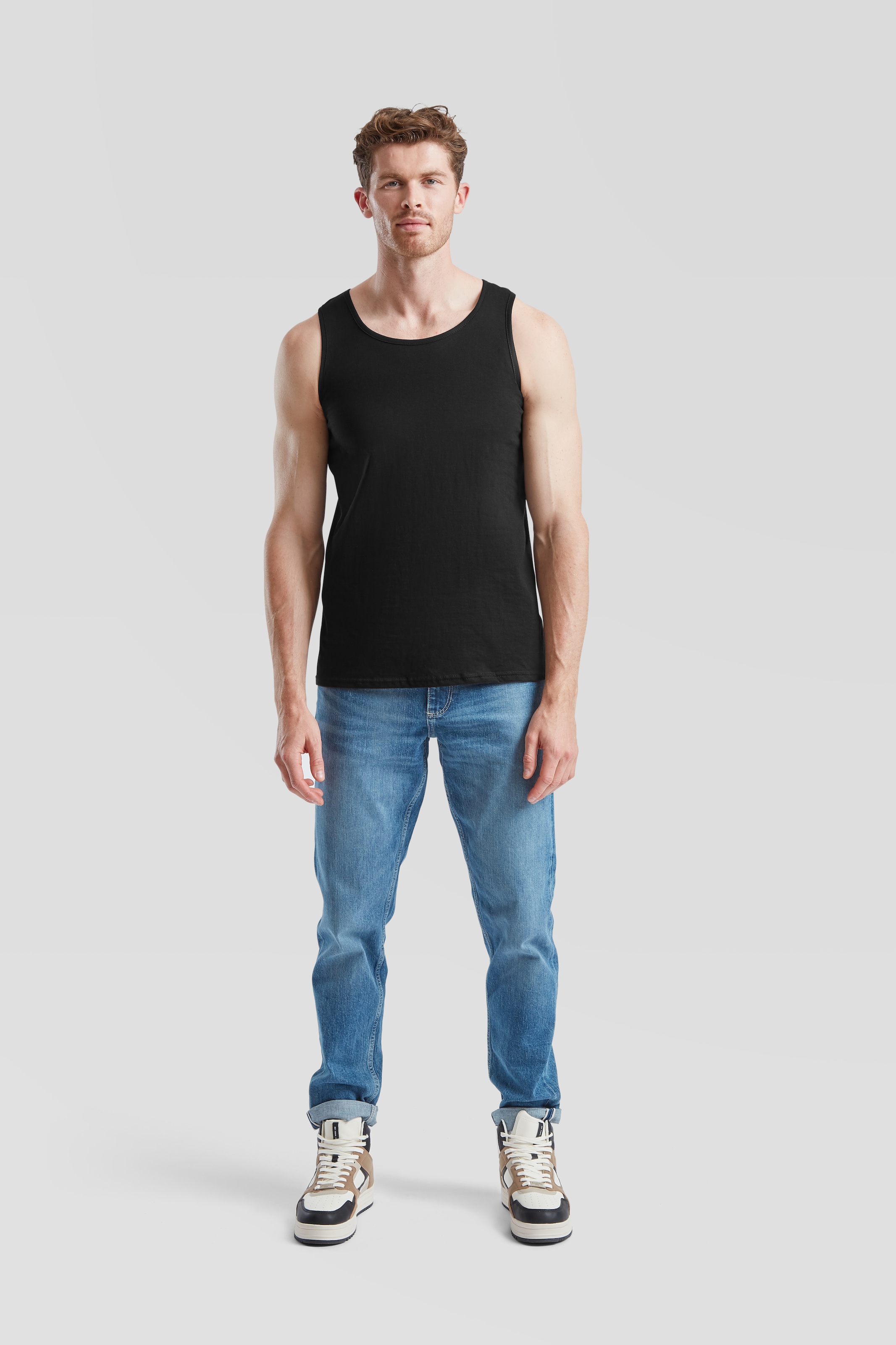 Fruit of the Loom Tanktop Packung, 2 Stk. aus reiner Baumwolle