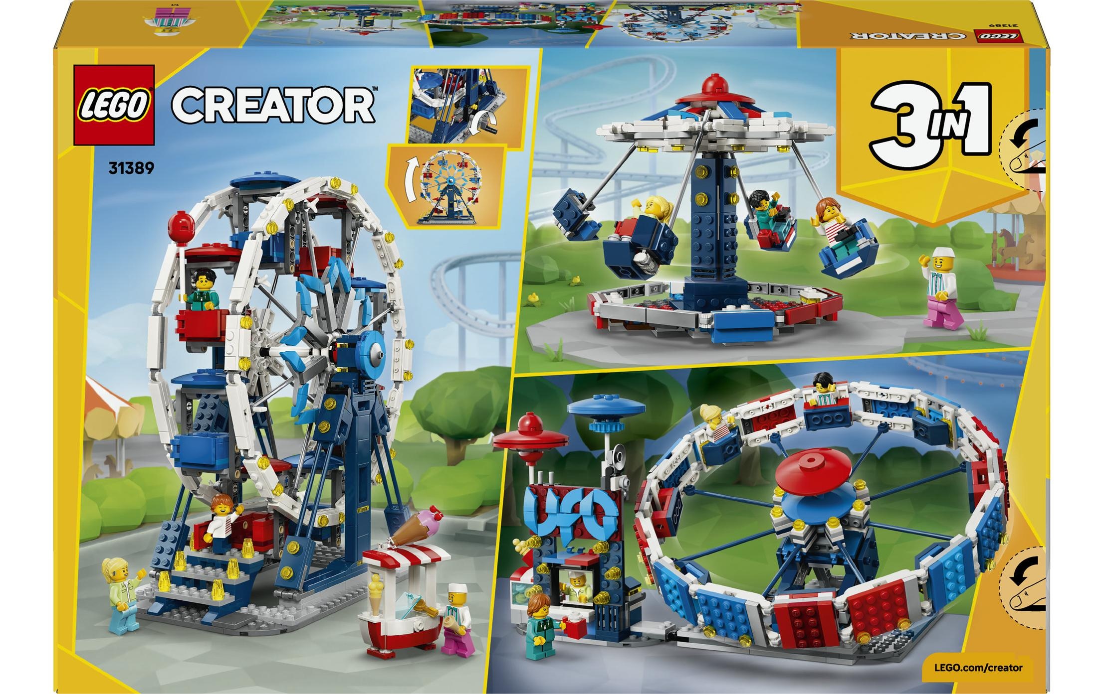 LEGO® Pions de construction »Legendäres Riesenrad (31389), LEGO Creator« fabriqué en Europe