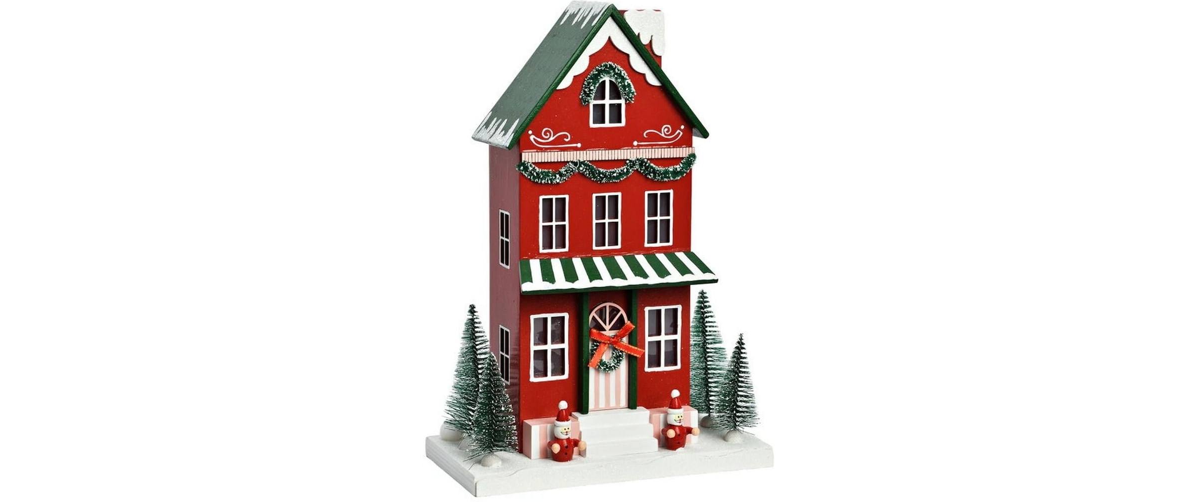 G.Wurm Figurine de Noël »Aufsteller Weihnachtshaus 23 x 12 x 34 cm«