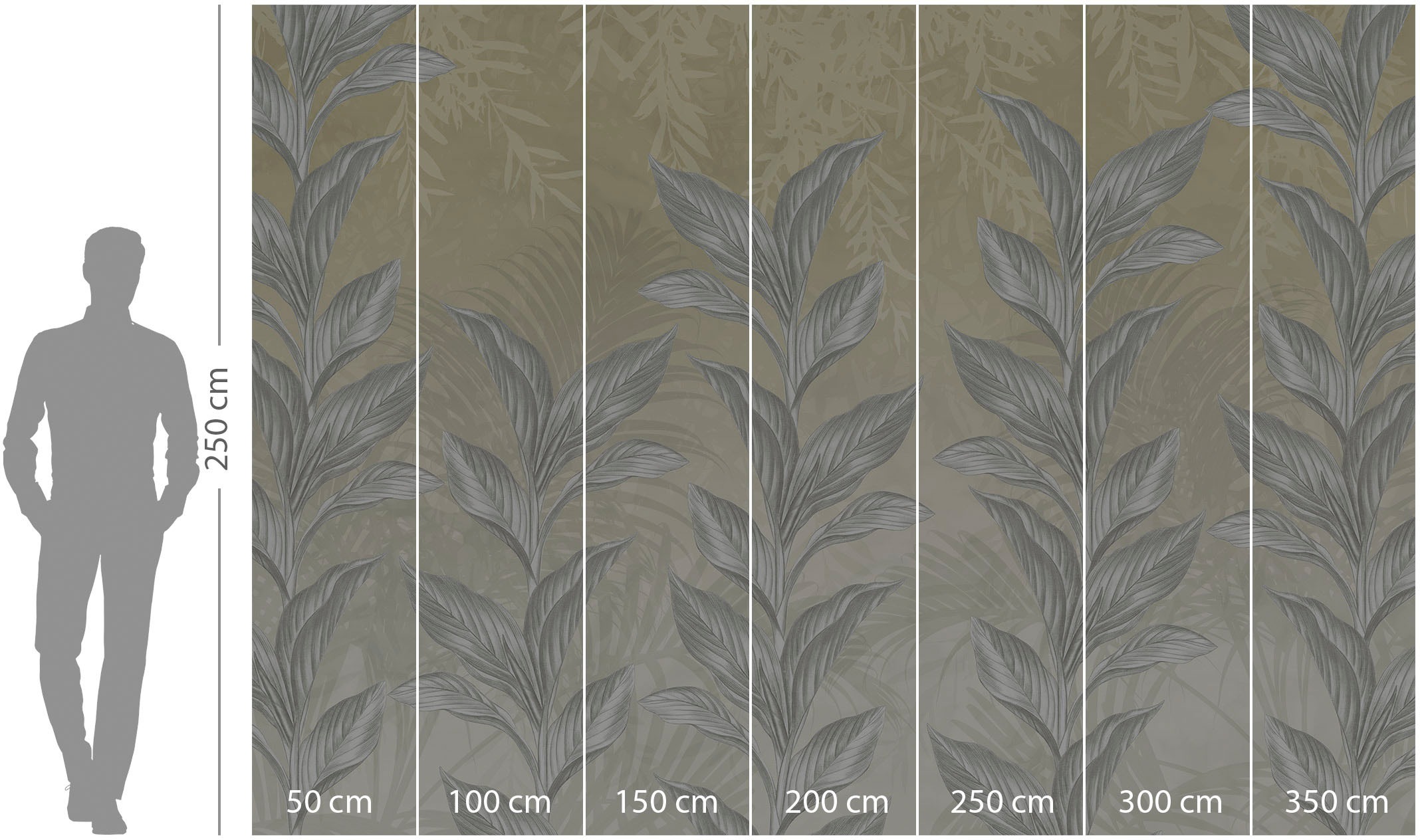 Komar Papier peint intissé »Digitaldruck Vlies -  Spring Frost - Grösse 350 x 250 cm« imprimé Wohnzimmer, Schlafzimmer