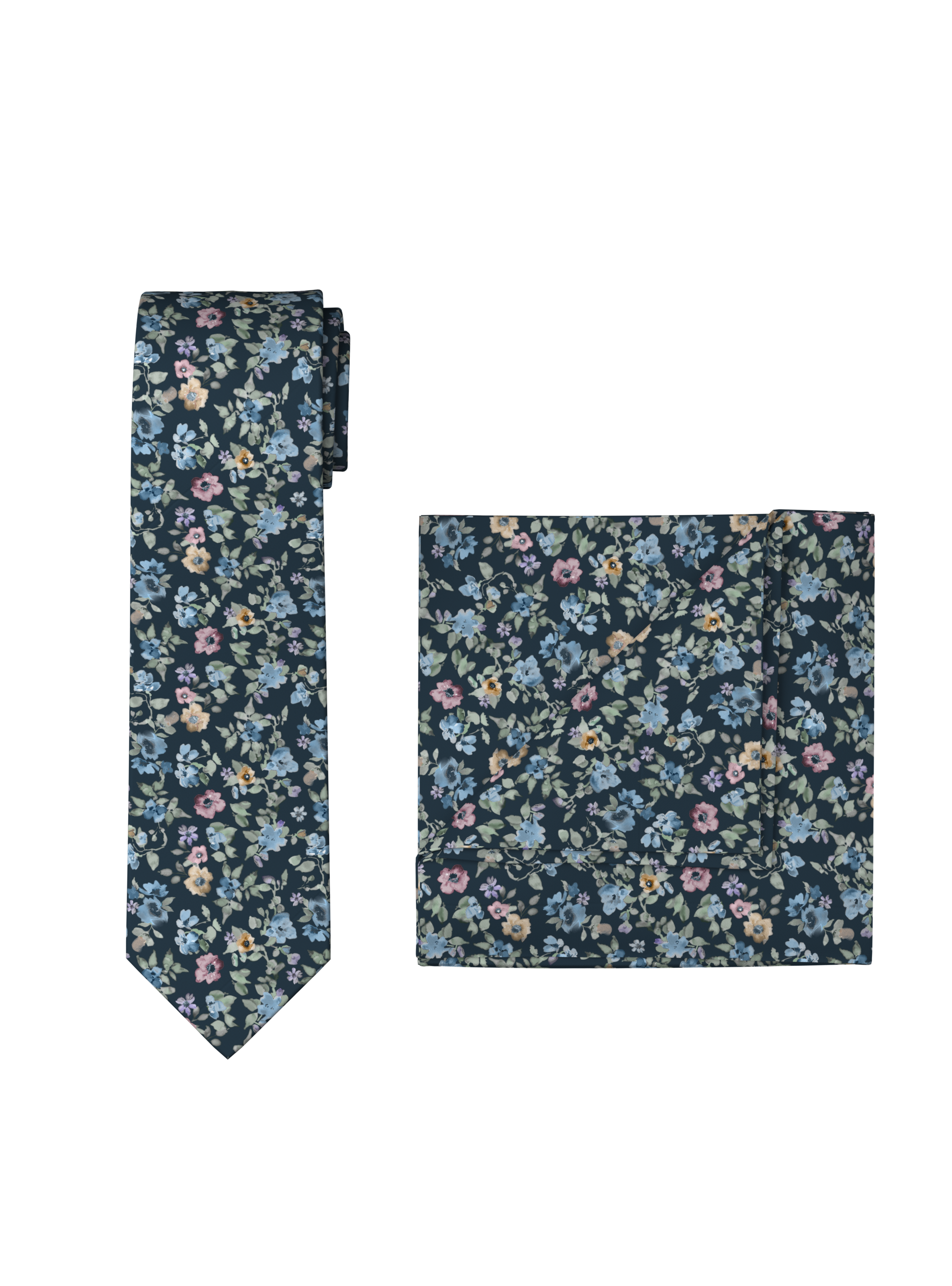 OLYMP Krawatte Set Einstecktuch + Krawatte