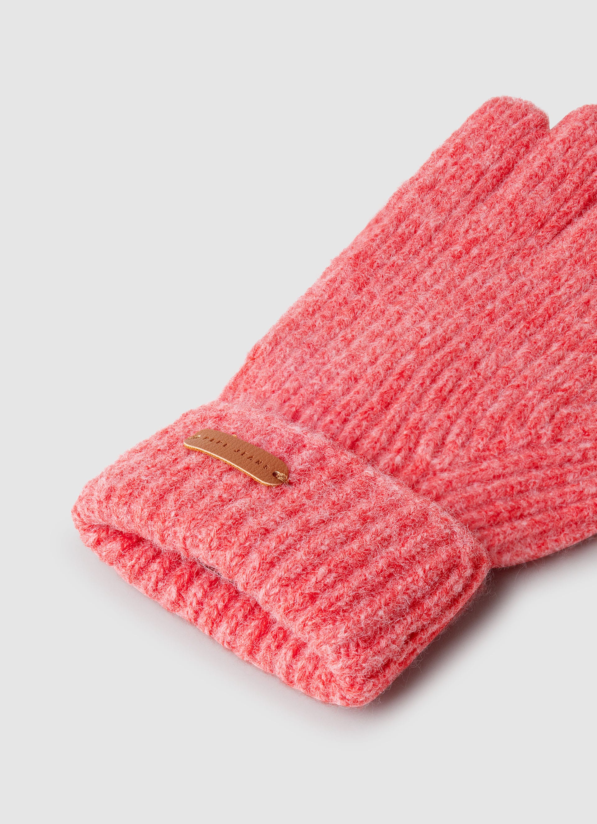 Pepe Jeans Gants tricotés »FRANCISY GLOVES« avec écusson label