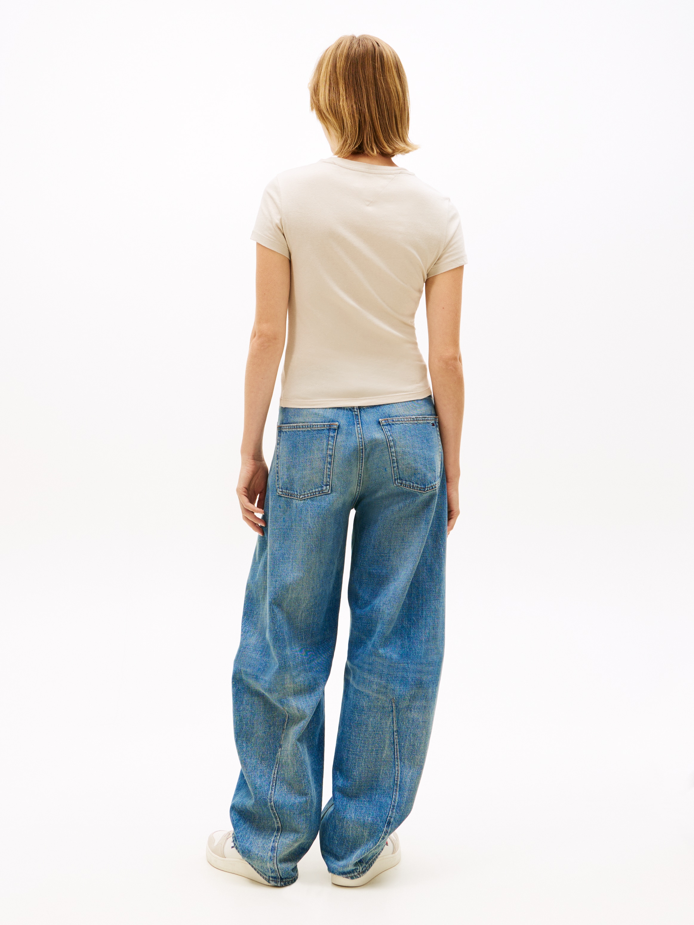 Tommy Jeans T-shirt à manches courtes »TJW 3PACK C-NECK TEE« Packung, 3er-Pack, 3 cuis Slim, unifarbenes Design