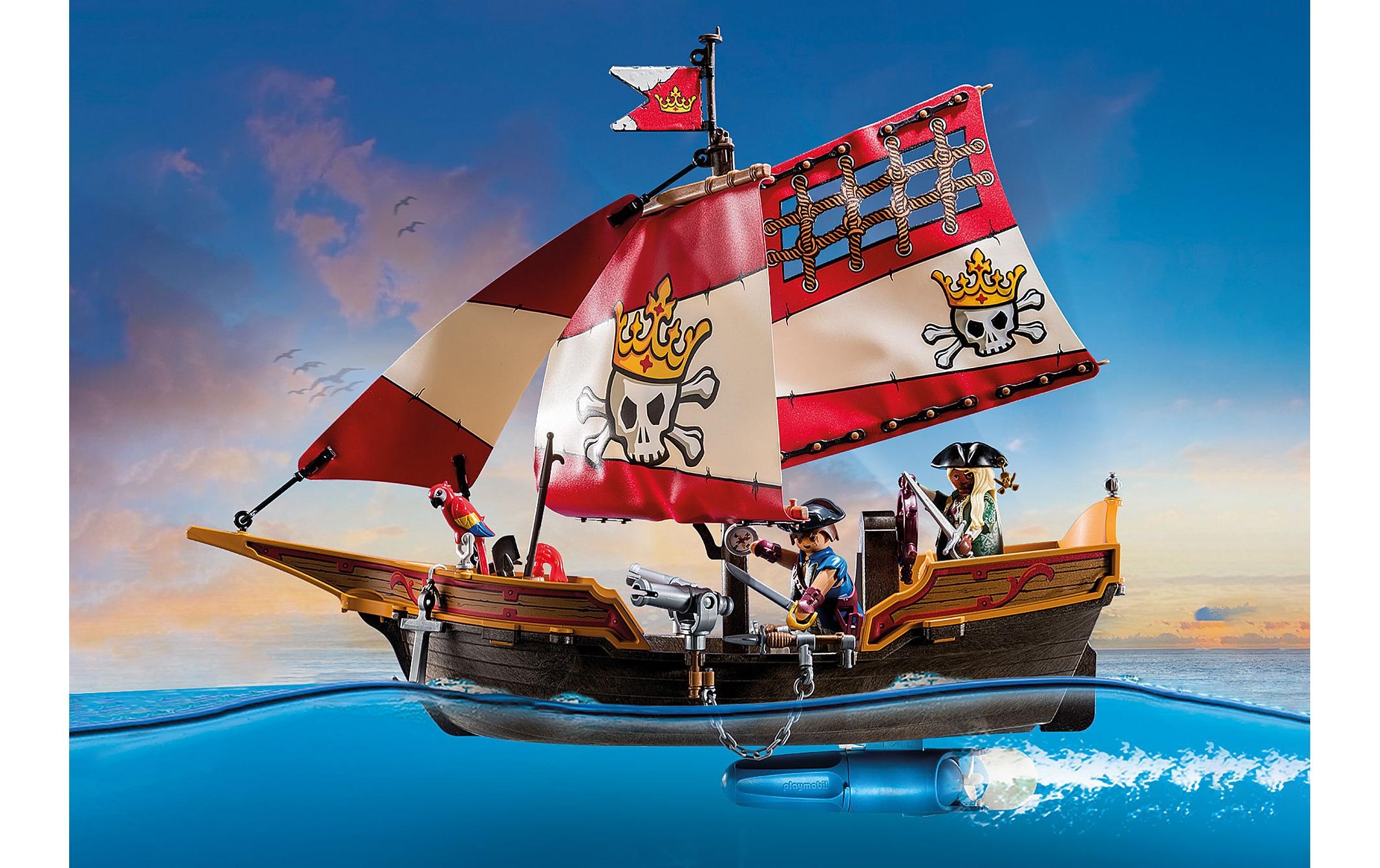 Playmobil® Briques de jeu »Pirates Kleines Piratenschiff 71418«