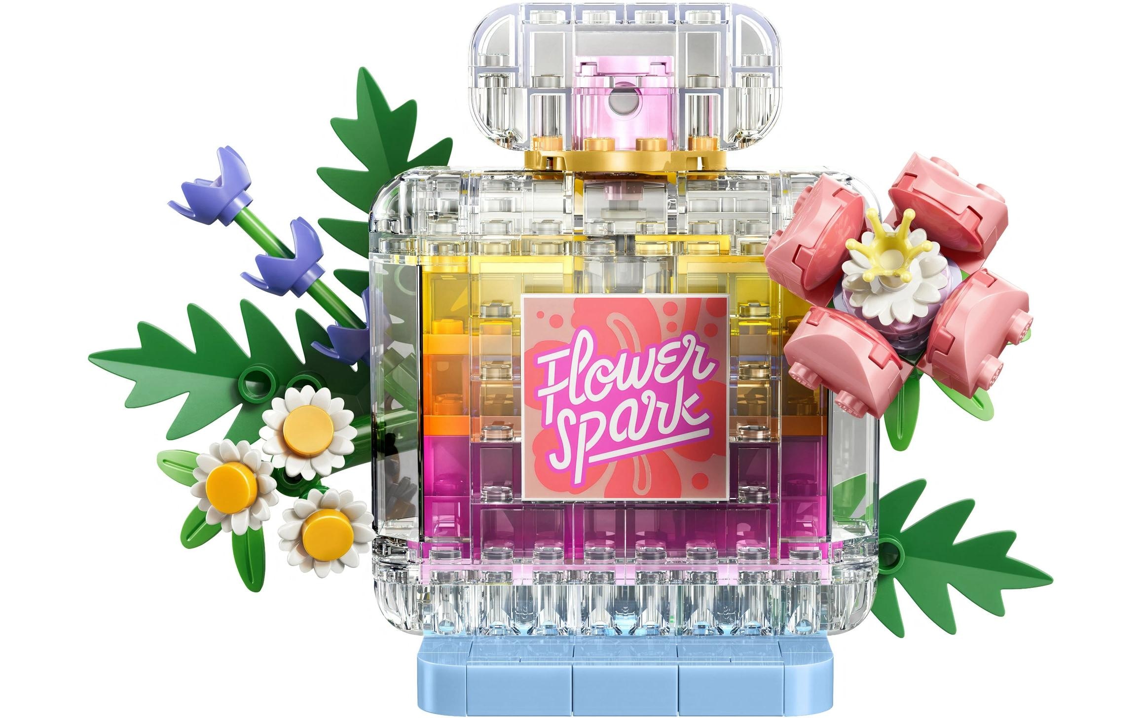 LEGO® Pions de construction »Parfümflasche mit Blumendeko (31383), LEGO Creator« fabriqué en Europe