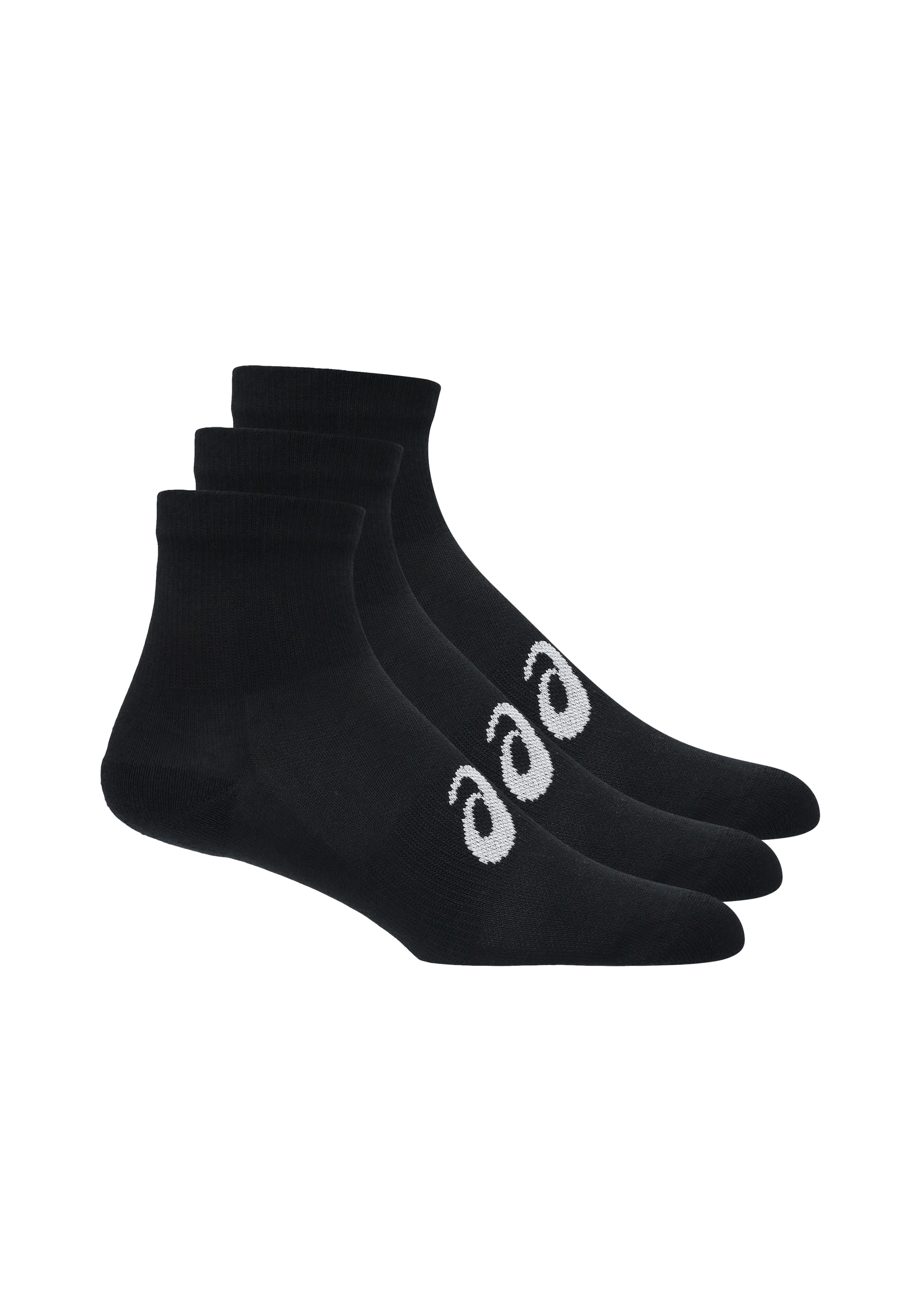 Asics Chaussettes de course »3 PACK QUARTER SOCK« Respirant, semelle amortissante, coupe anatomique
