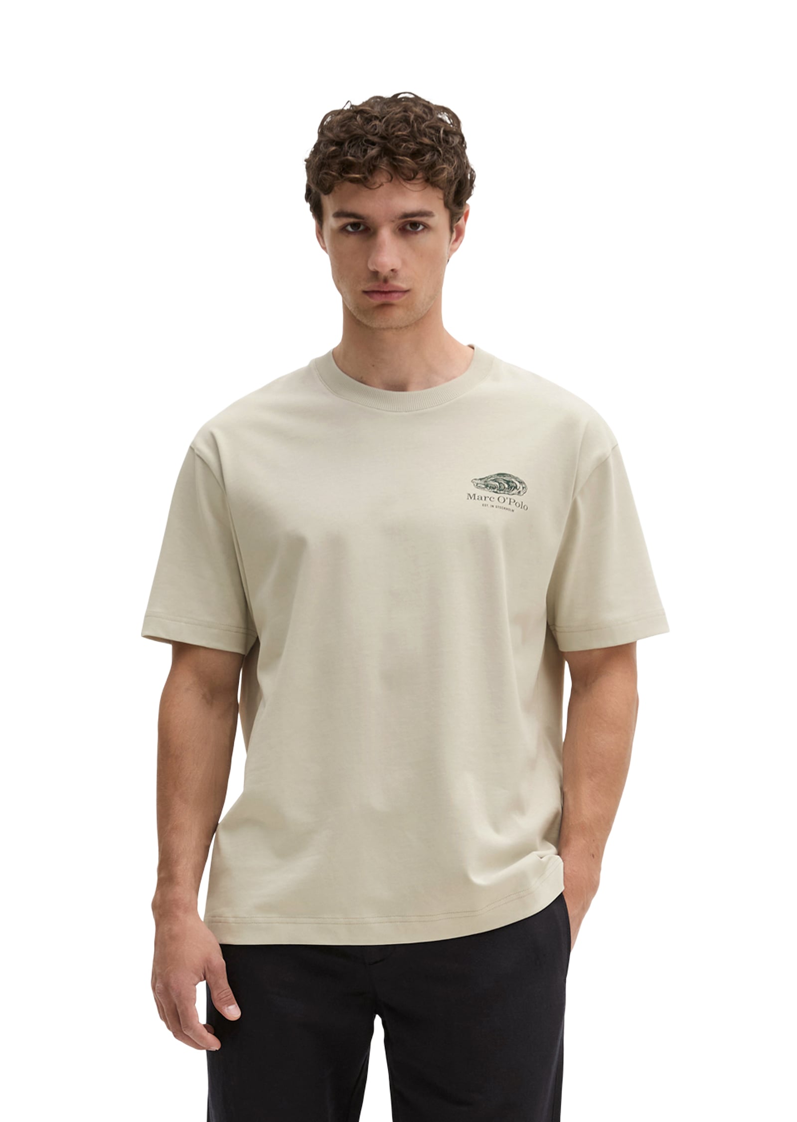 Marc O'Polo T-shirt ample avec imprimé marin dans le dos