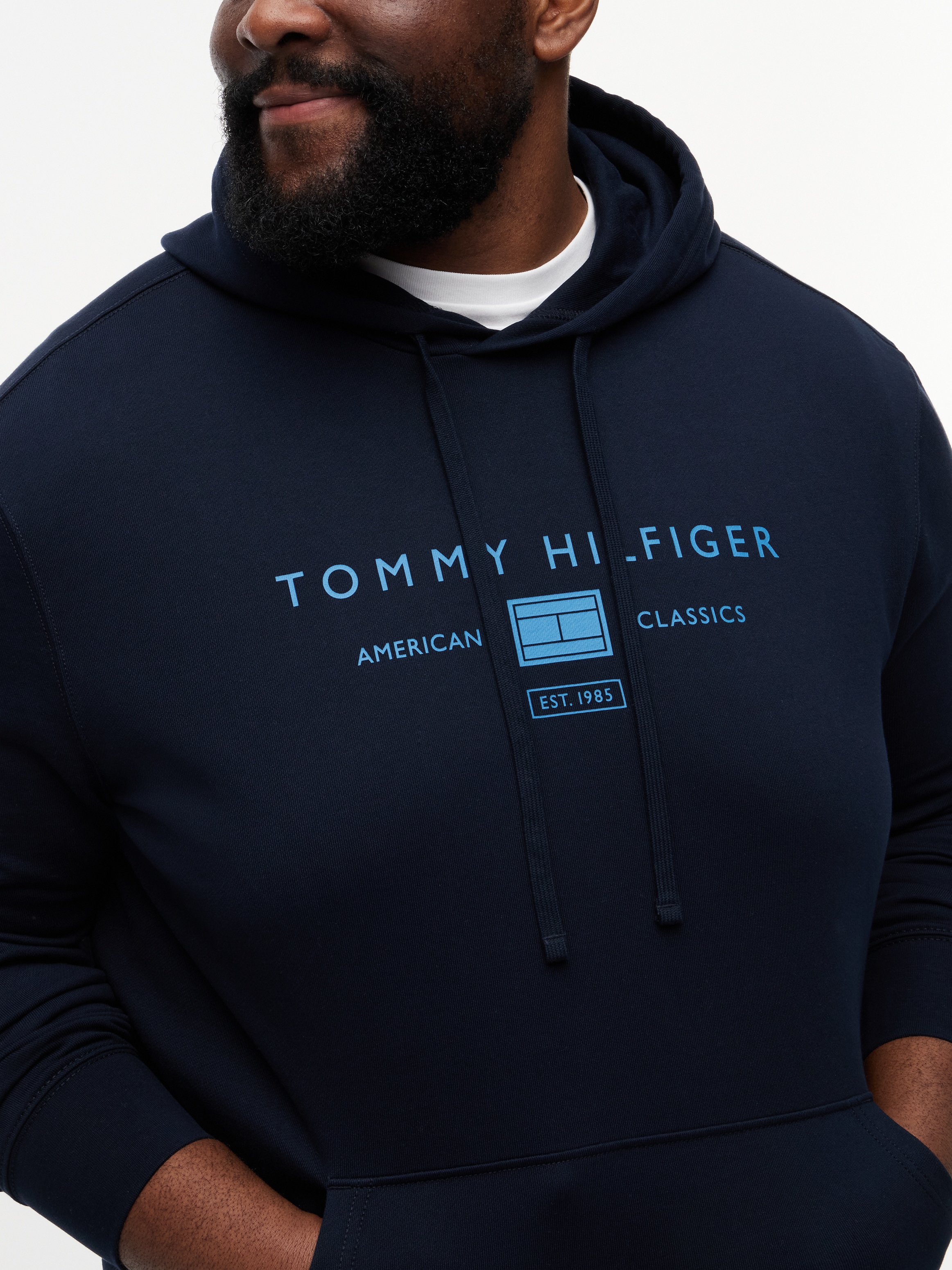 Tommy Hilfiger Big & Tall Hoodie »BT-BRAND L0VE TR MONO STOCK«, grandes tailles, coupe normale
