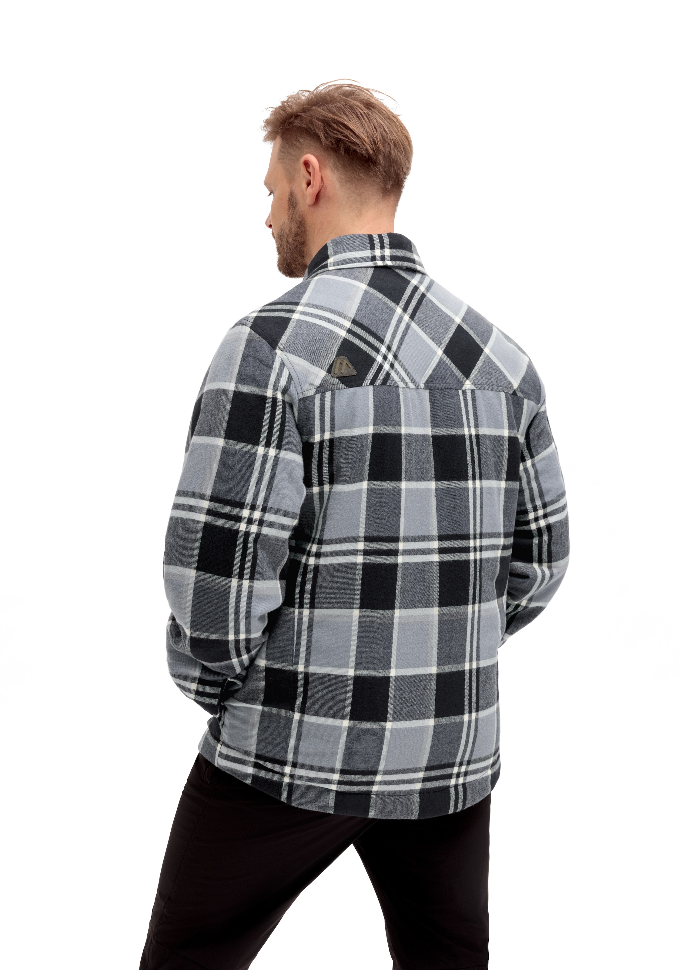 Maier Sports Funktionshemd »Camquadri M« wattiertes Herren Hemd warmes Fleecematerial