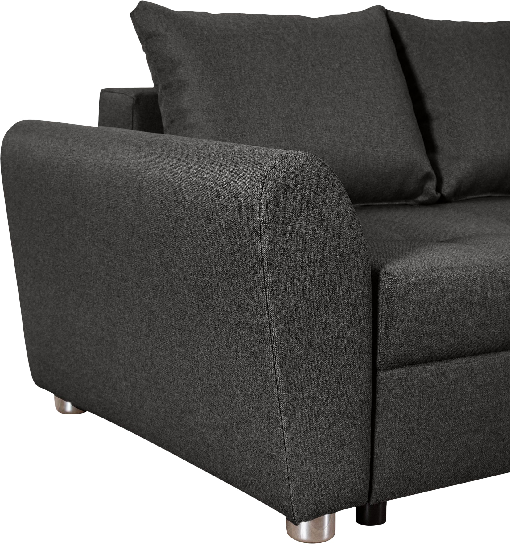 COLLECTION AB Ecksofa »Jana L-Form« inkl. Bettfunktion,Bettkasten und Bonnelfederkern