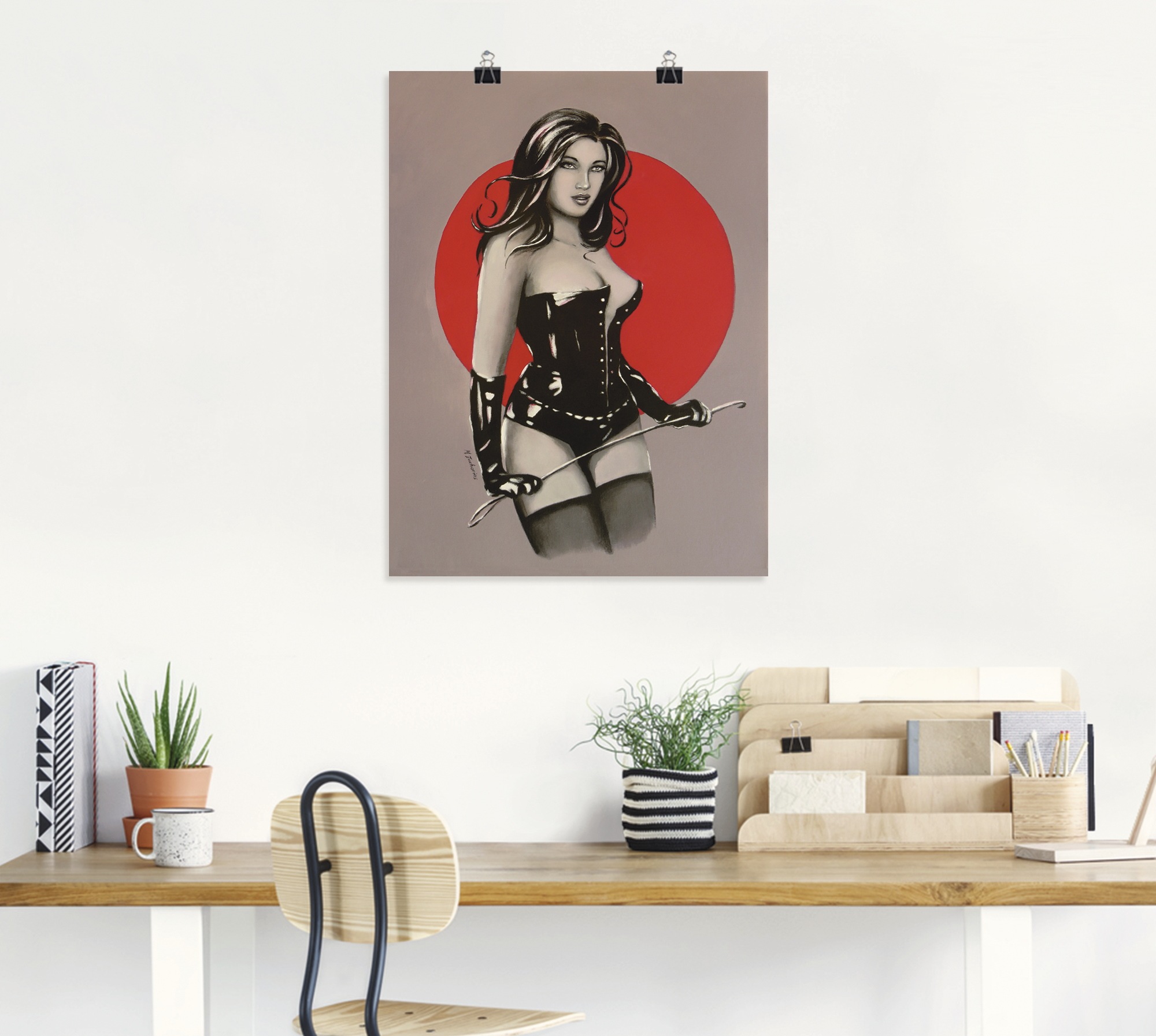Artland Poster »Mistress Herrin der Lust - Malerei« 1 cuis tlg. ohne Rahmen