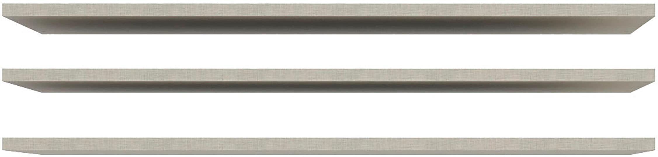 FORTE Tablette de rangement 3 cuis tlg. lot de 3 tablettes, positionnement variable, structure textile
