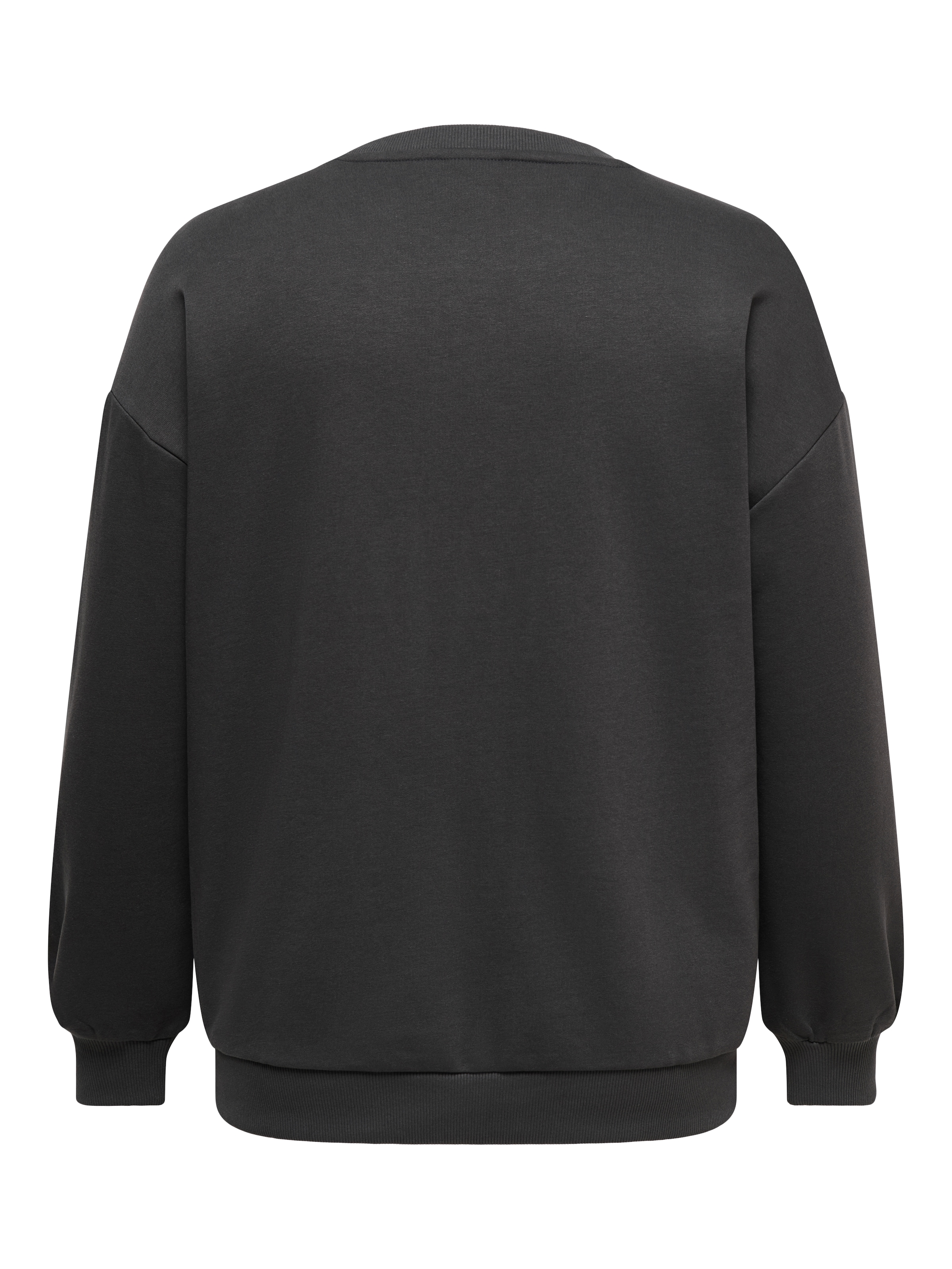 ONLY CARMAKOMA Sweatshirt »CARTAMMIE L/S LEO PRINT O-NECK SWT JRS«, Baumwollmischung
