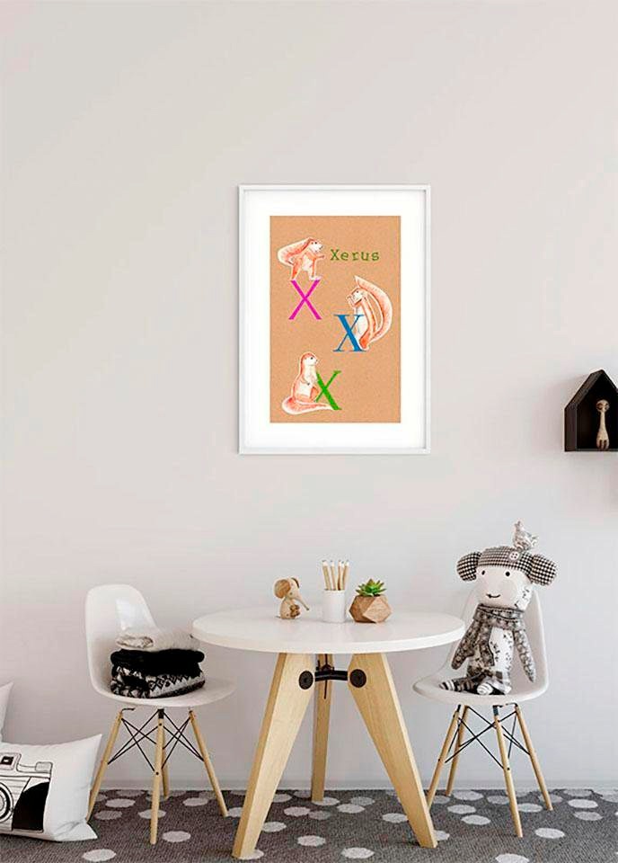 Komar Image »ABC Animal X« 1 cuis tlg. Wandbild zur Dekoration - ohne Rahmen