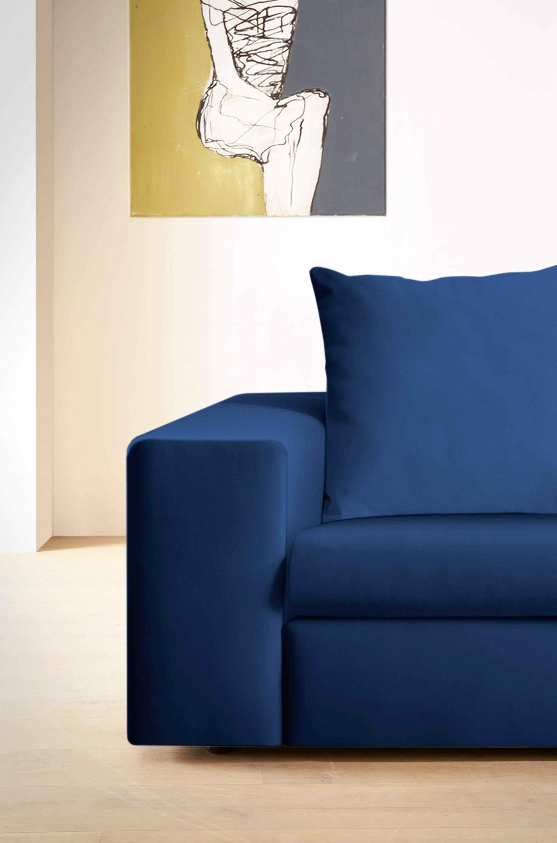 Home affaire 2-Sitzer »SLEETLAND XXL in Samtvelours oder Vintage-Leder-Optik« besonders gross und bequem