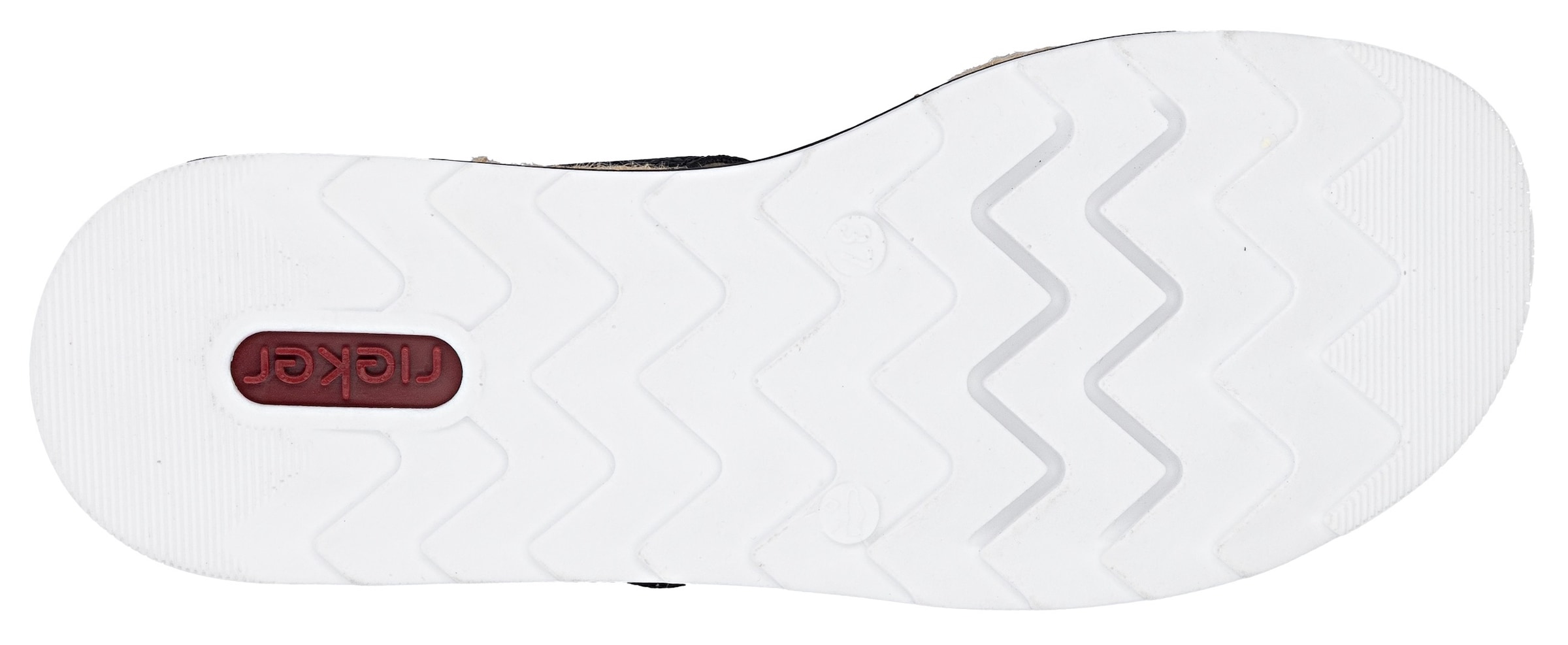 Rieker Pantolette  , Keilabsatz, Sommerschuh, Schlappen mit weicher Innensohle