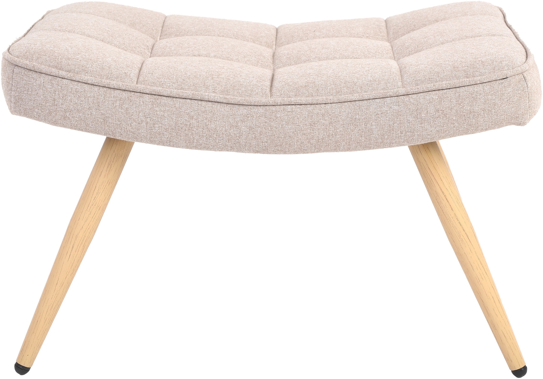 byLIVING Tabouret »UTA« Bezug Webstoff oder Samt, Schaumstoff