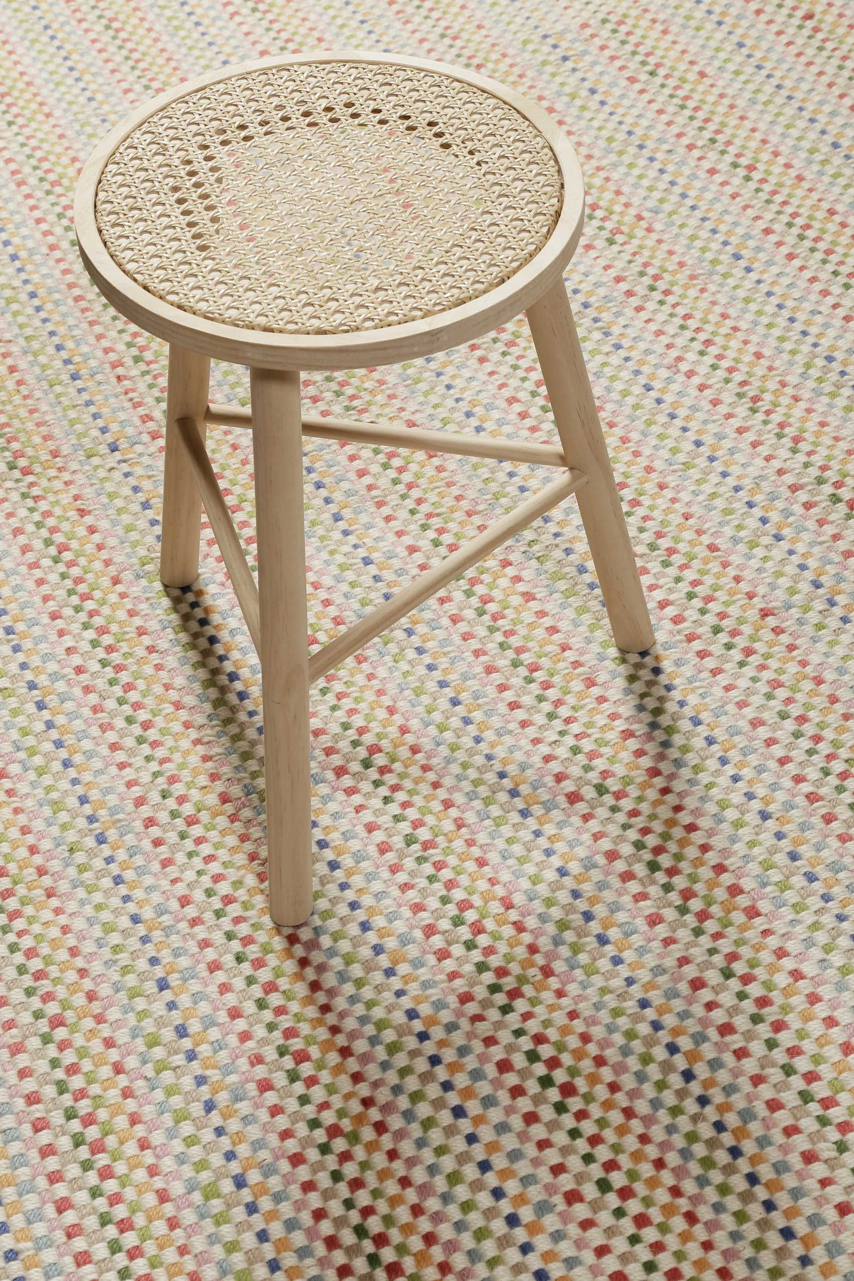 SMART KIDS Tapis »TJORVEN handmade« Rectangulaire 6 mm Höhe Wollteppich, kurzflor, handgewebt, Kinderzimmer, natürlich