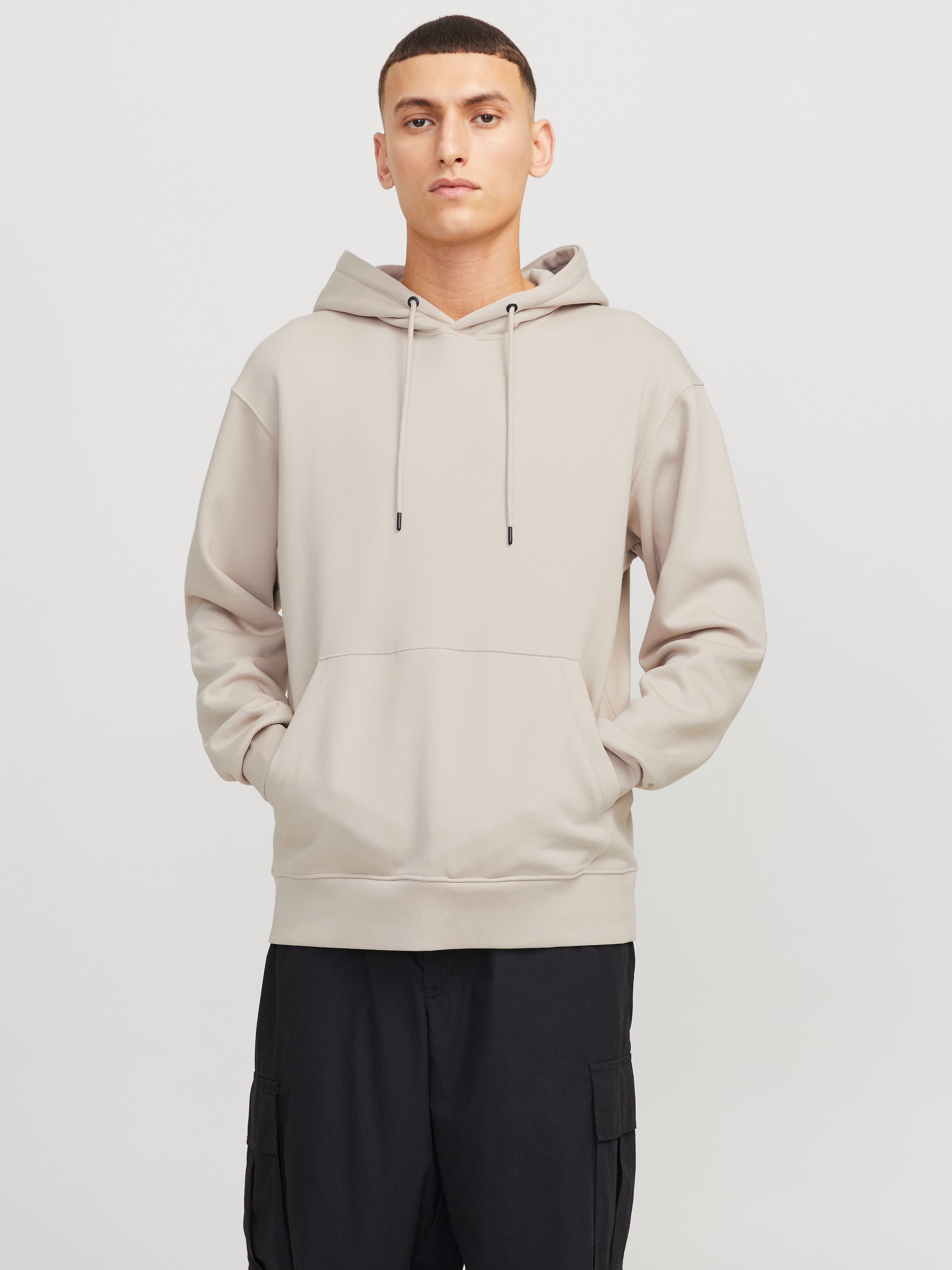 Jack & Jones Kapuzensweatshirt »JJESTAR BASIC SWEAT HOOD NOOS«, mit Rippbündchen
