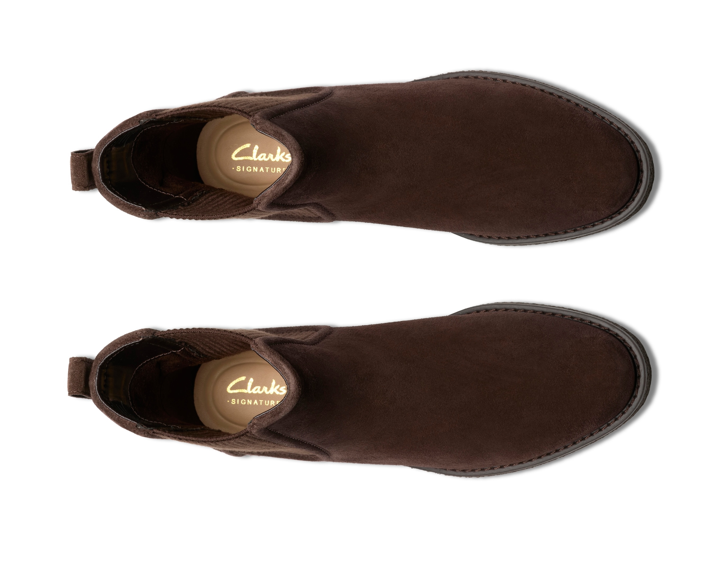 Clarks Bottines chelsea »Nella Top«  bottine avec semelle intérieure en cuir souple