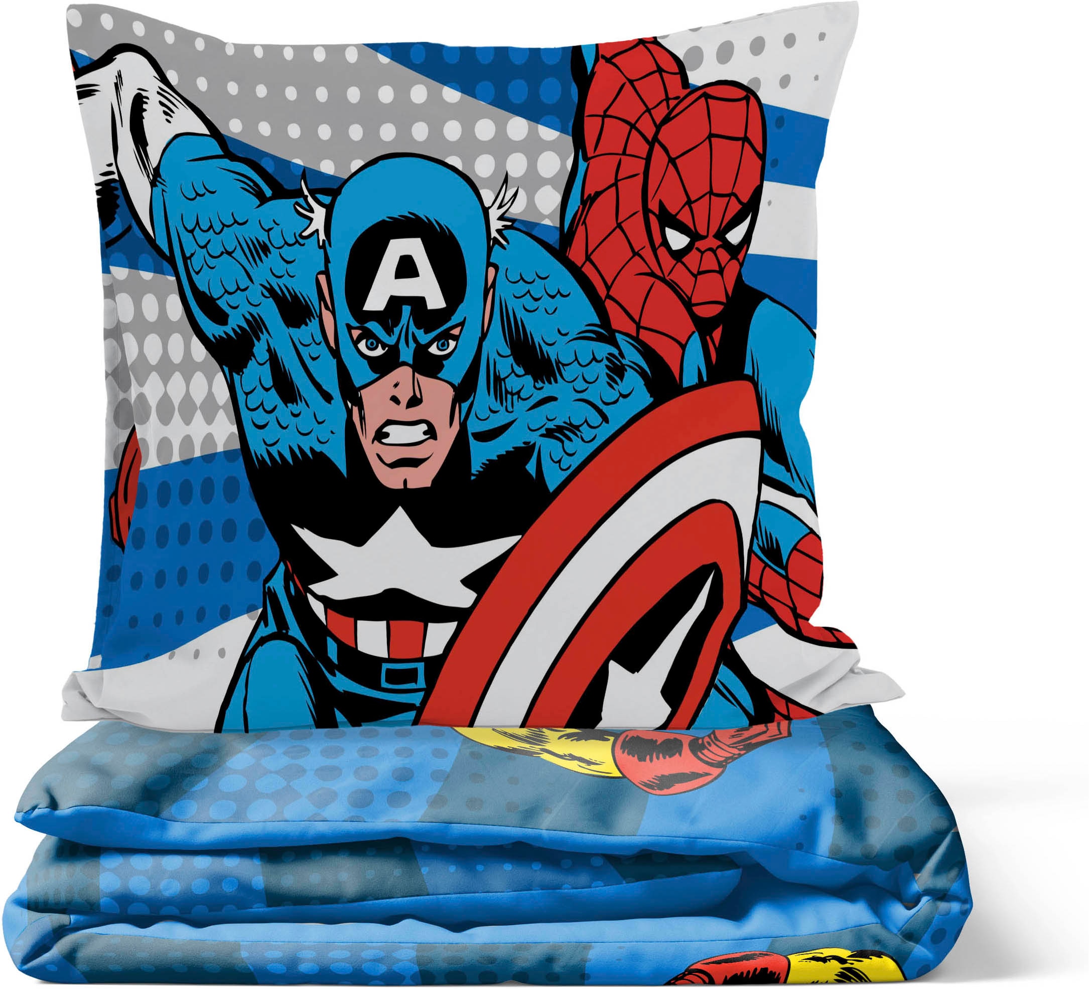 MARVEL Linge de lit pour enfants »Avengers Good Guys« 2 100% coton