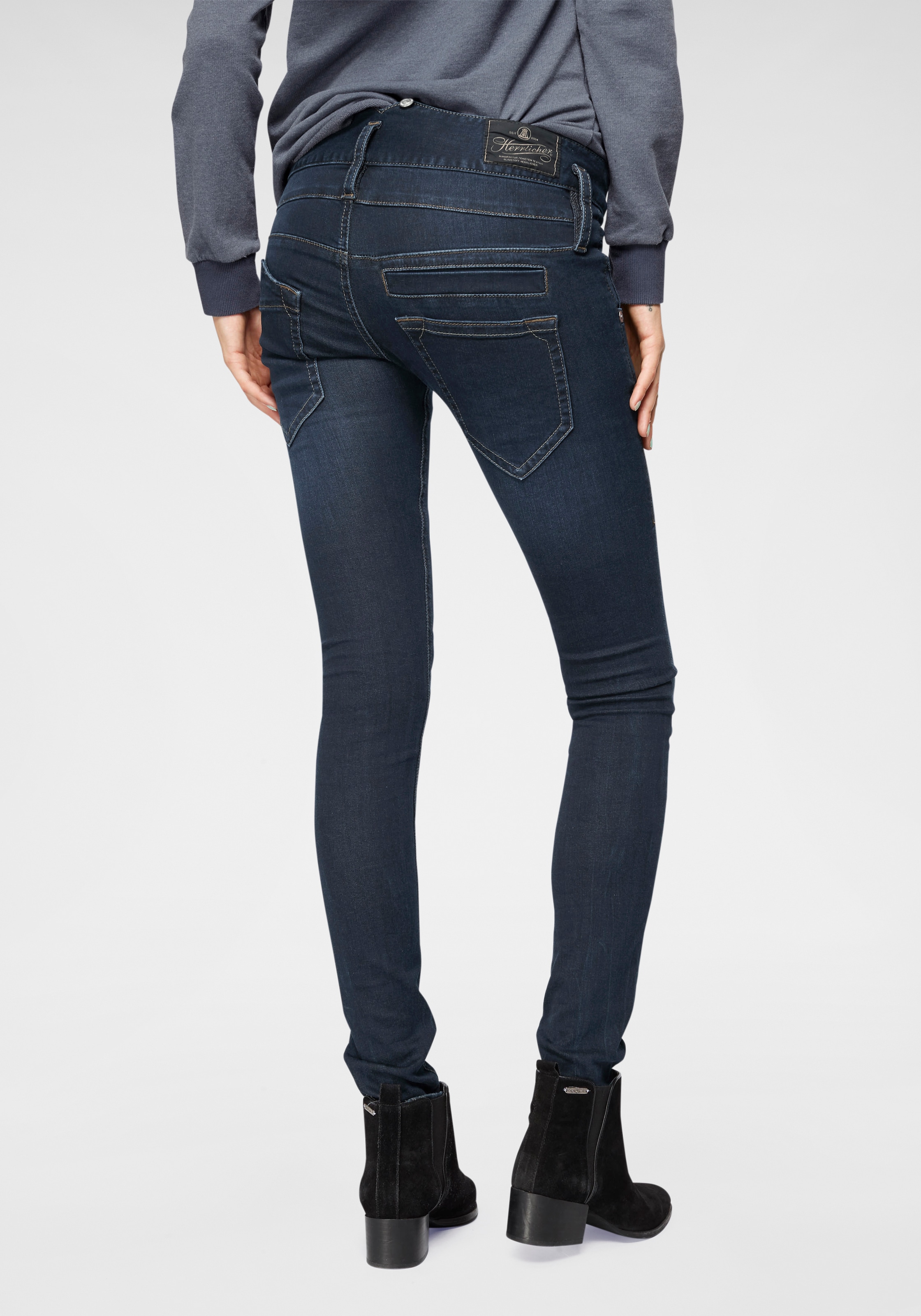 Herrlicher Jeans slim »Pitch Slim Denim« aus Stretch-Denim