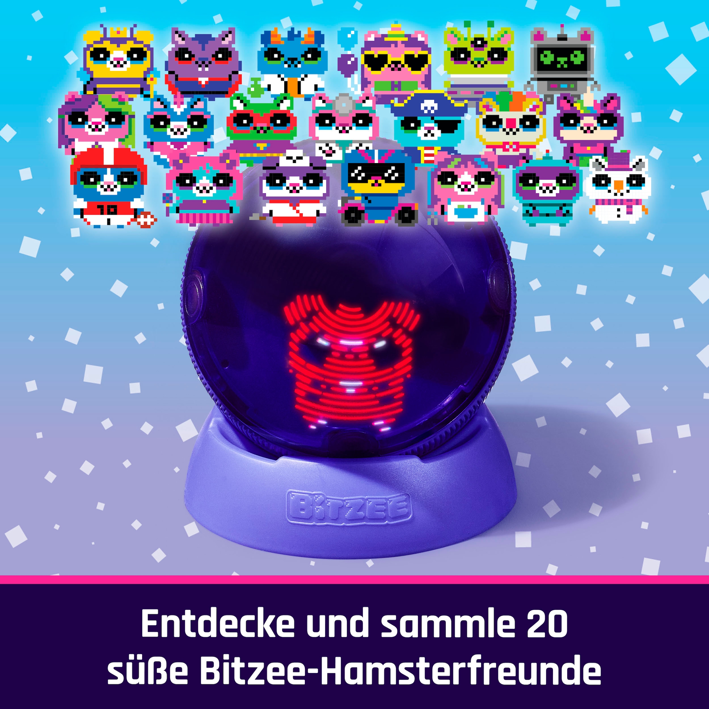 Spin Master Personnage de jeu »Bitzee Hamsterball - Digitales interaktives Spielzeug«
