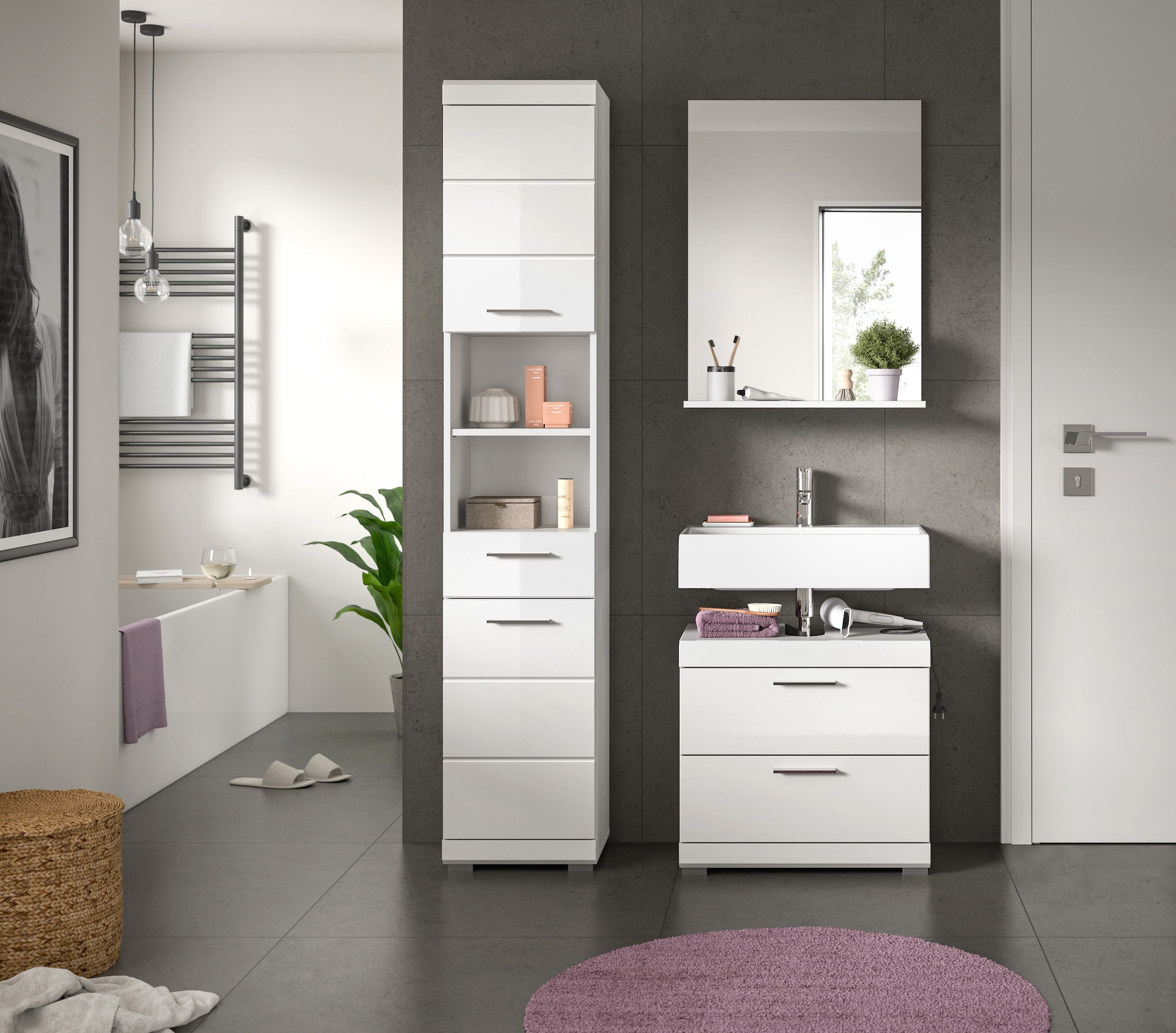 INOSIGN Badmöbel-Set »Siena, 3 teilig, bestehend aus:« Set, TOPSELLER!, 3 Stk. tlg.