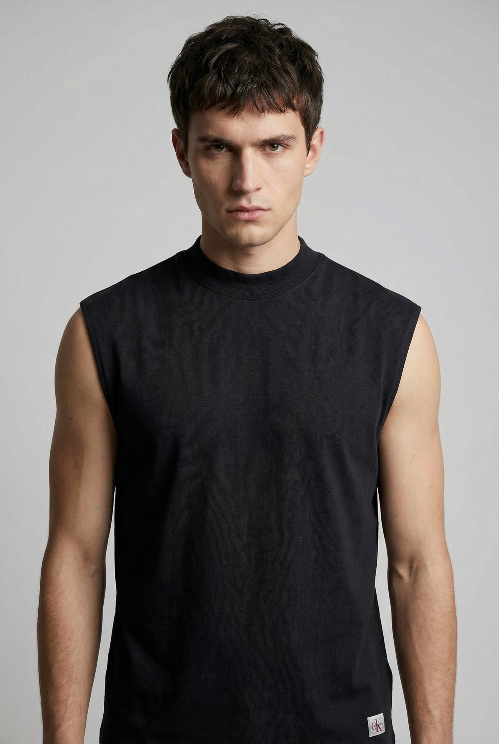 Calvin Klein Jeans Débardeur »JERSEY BADGE MUSCLE TANK« Regular fit mit Rundhalsausschnitt