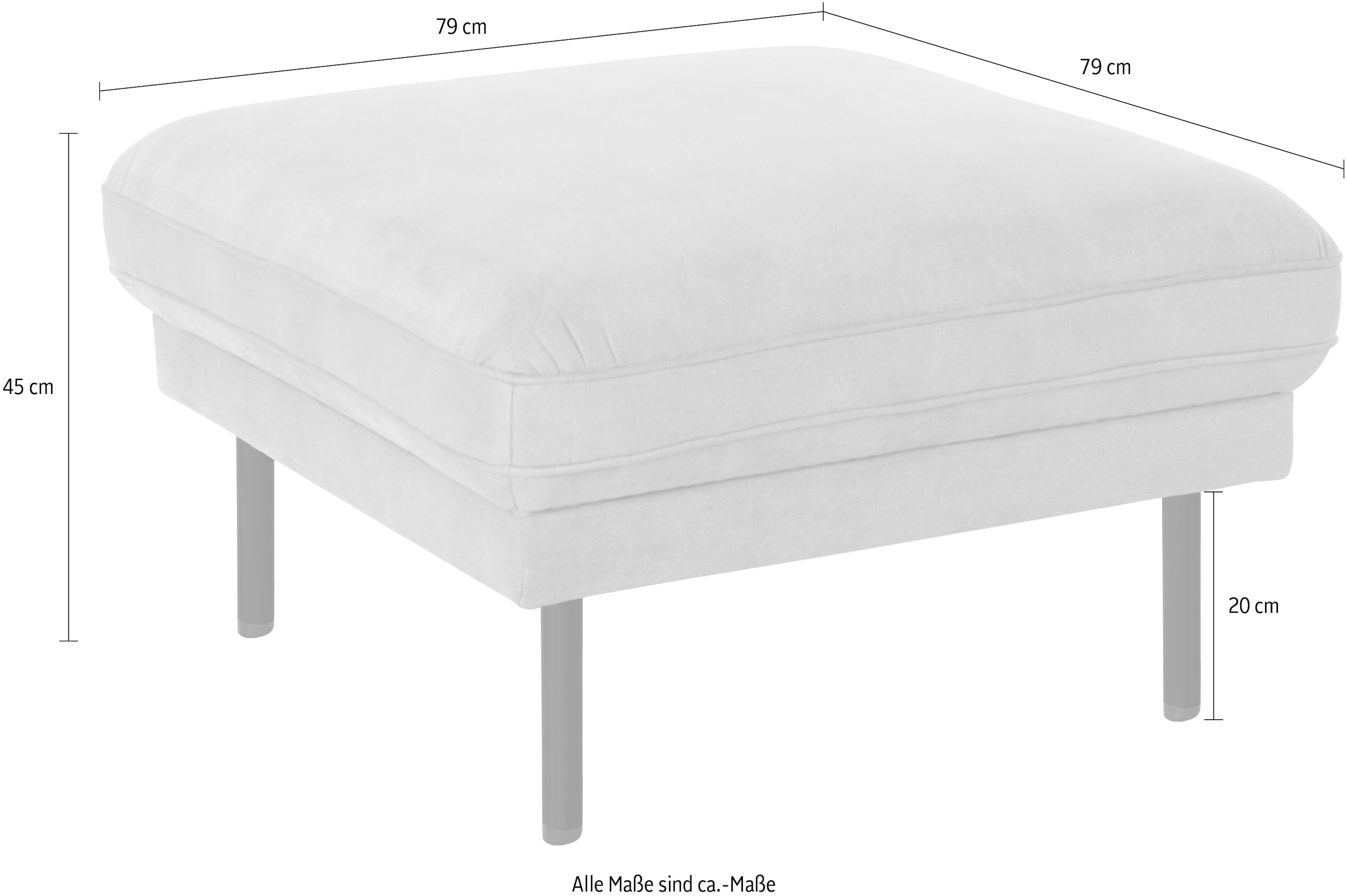 GOODproduct Hocker »Nordfyn« edles Design in 3 Bezugsqualitäten, Design by Morten Georgsen