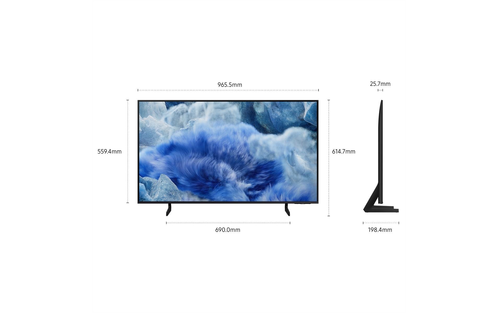 Samsung Téléviseur QLED »Q8F QE43Q8FAAU 43, 3840« 109,2 cm/43 ″
