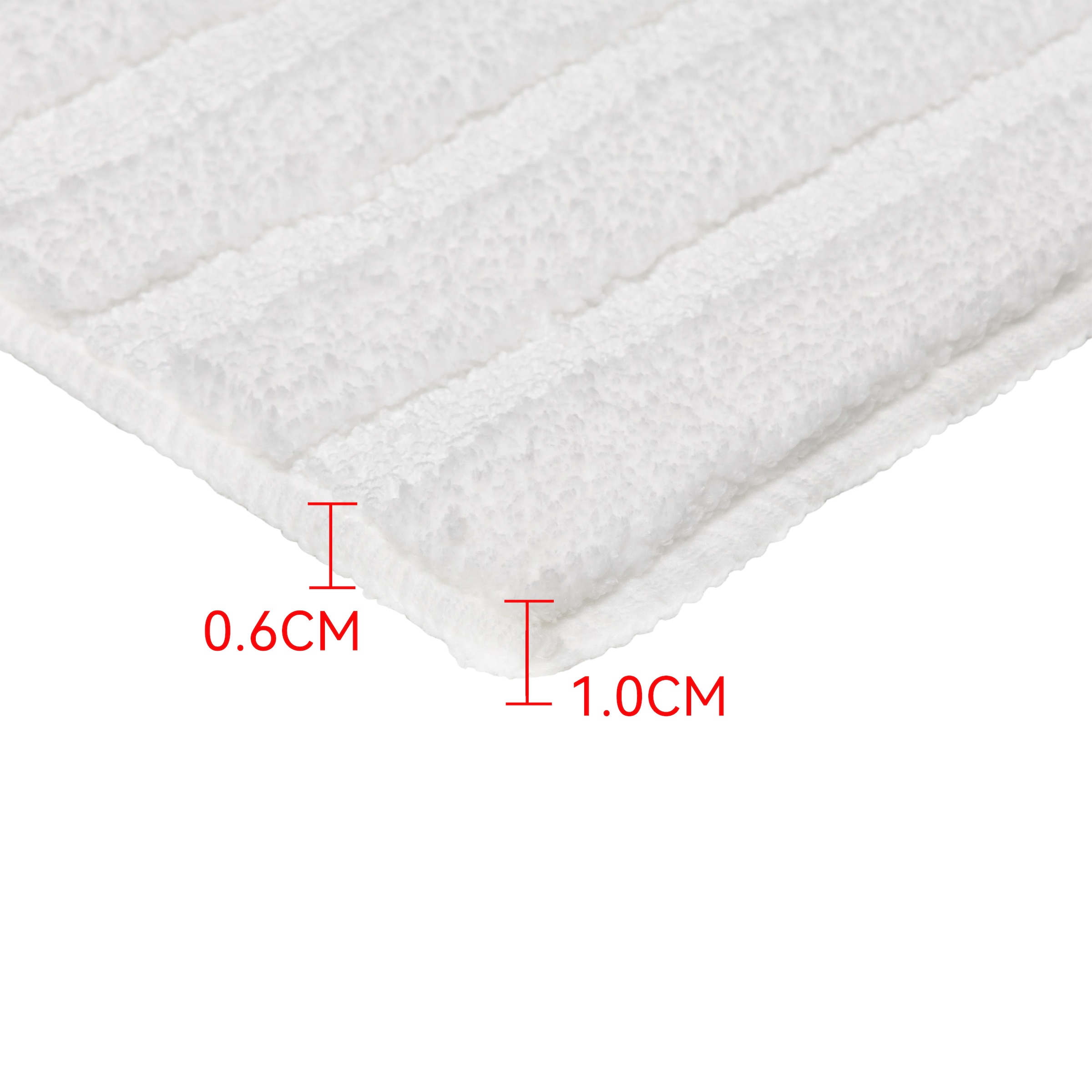 GOODproduct Tapis de bain »Regona Scandi, Badvorleger, Badezimmer Teppich, Duschvorleger« Höhe 10 mm revêtement antidérapant Résistant Tapis de bain, couleurs unies, effet relief, motif moderne, Zen