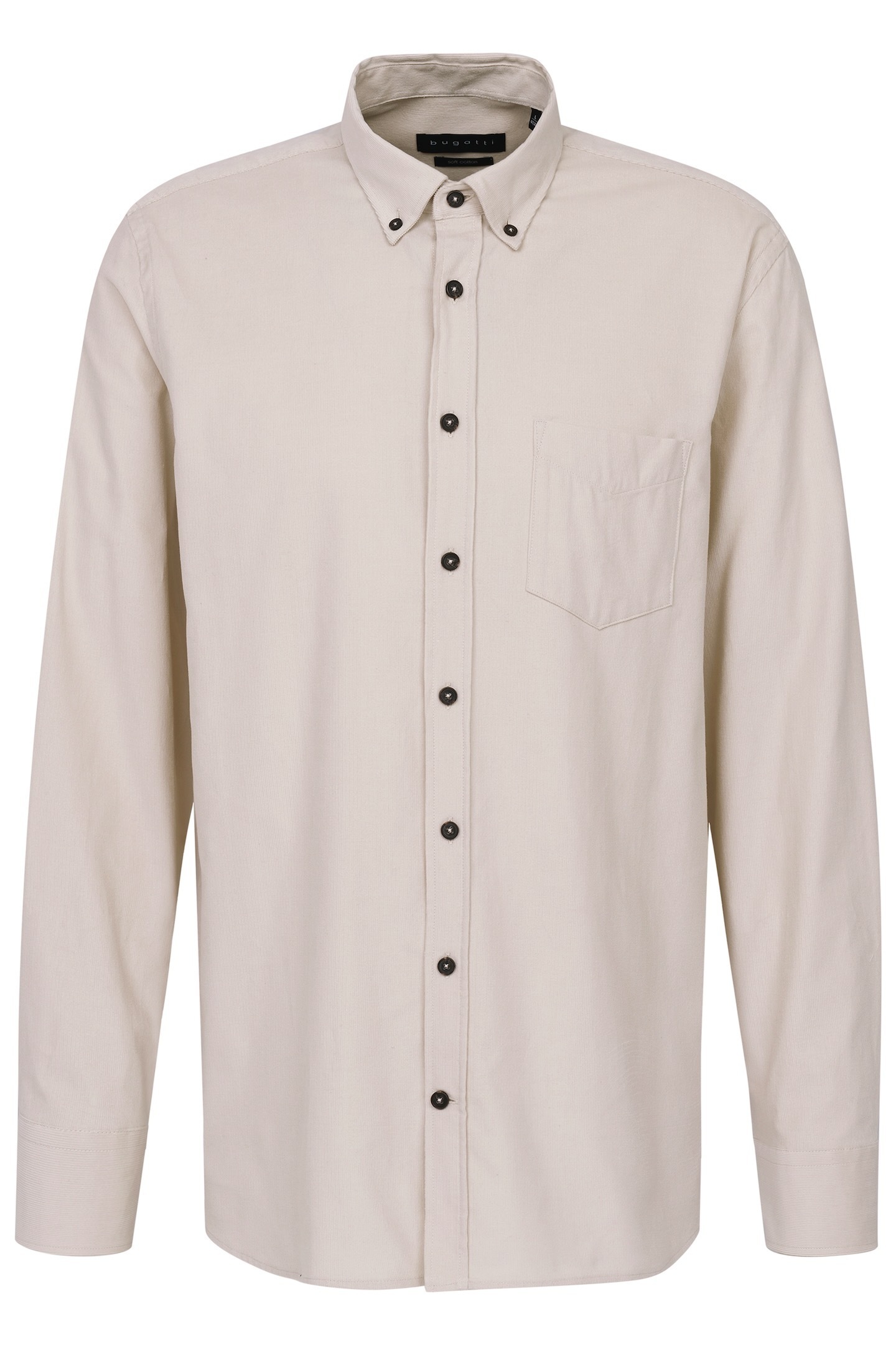 bugatti Chemise à manches longues aus modernem Feincord