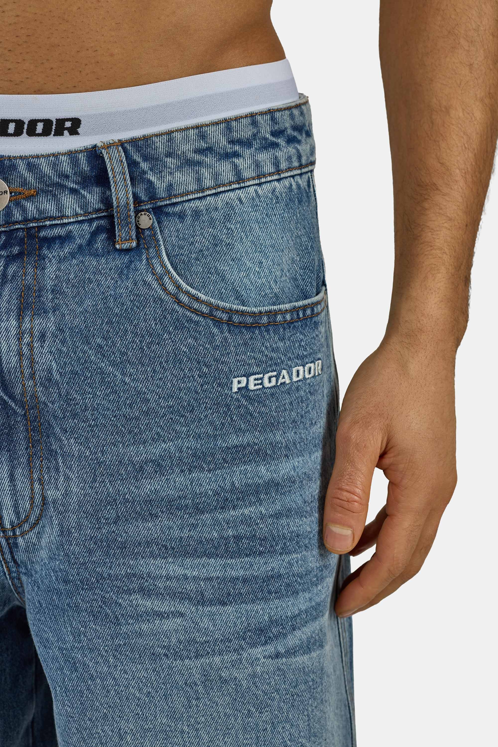 PEGADOR Short en jean »Kolar Jorts« coton, coupe régulière