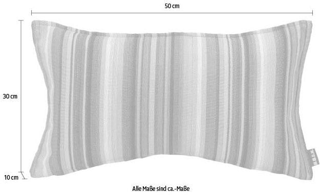 H.O.C.K. Dekokissen »Blondie« mit bunten Streifen, Kissenhülle mit Füllung, 1 Stück