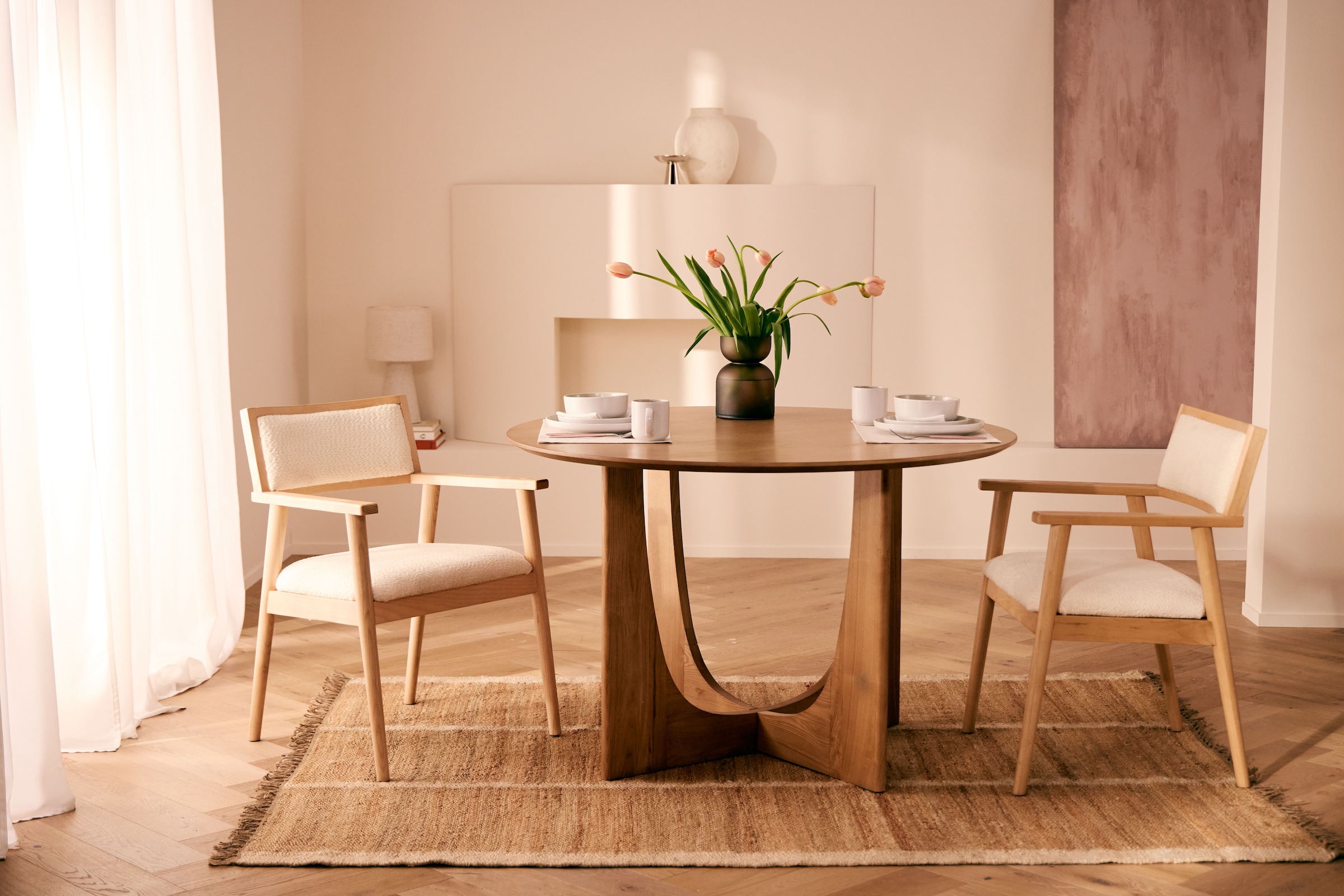 LeGer Home by Lena Gercke Teppich »Lenia, handgewebt, Jute« rechteckig 10 mm Höhe mit Fransen, Teppich, Wohnzimmer, Schlafzimmer, Esszimmer