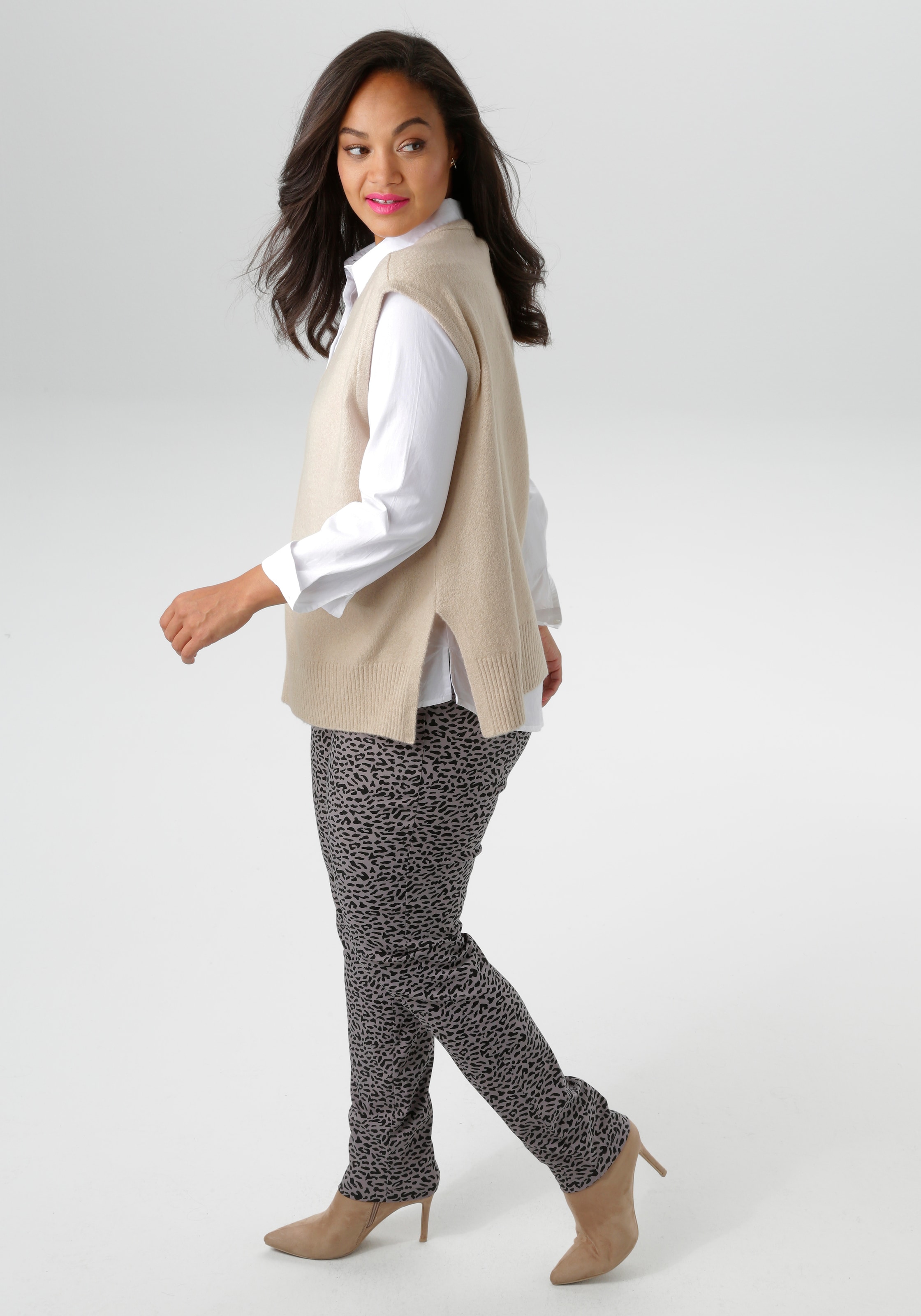 Aniston PLUS Pull-over mit V-Ausschnitt