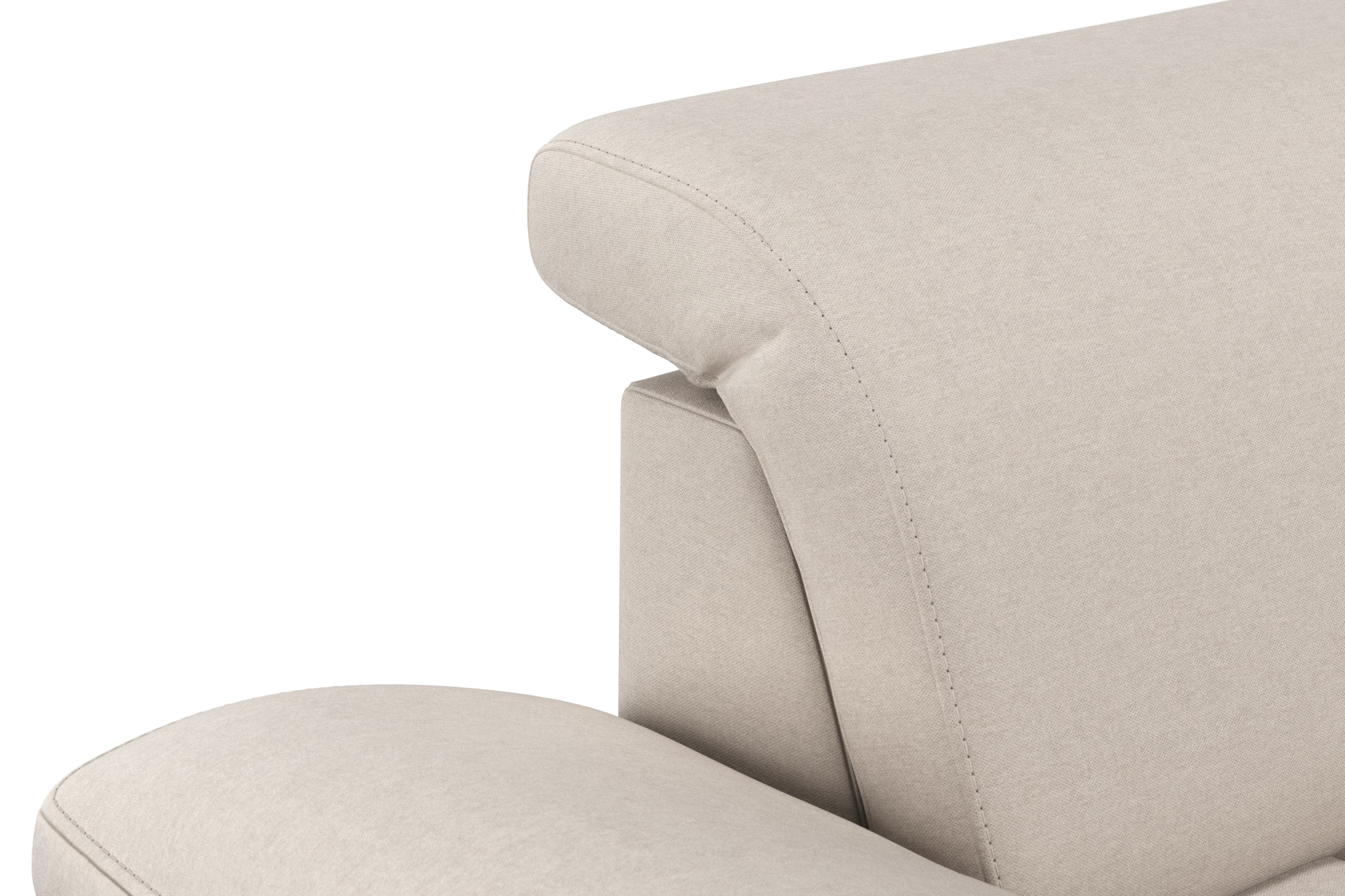 sit&more Ecksofa »Cool L-Form« wahlweise mit Kopfteilverstellung und Vorziehsitz motorisch