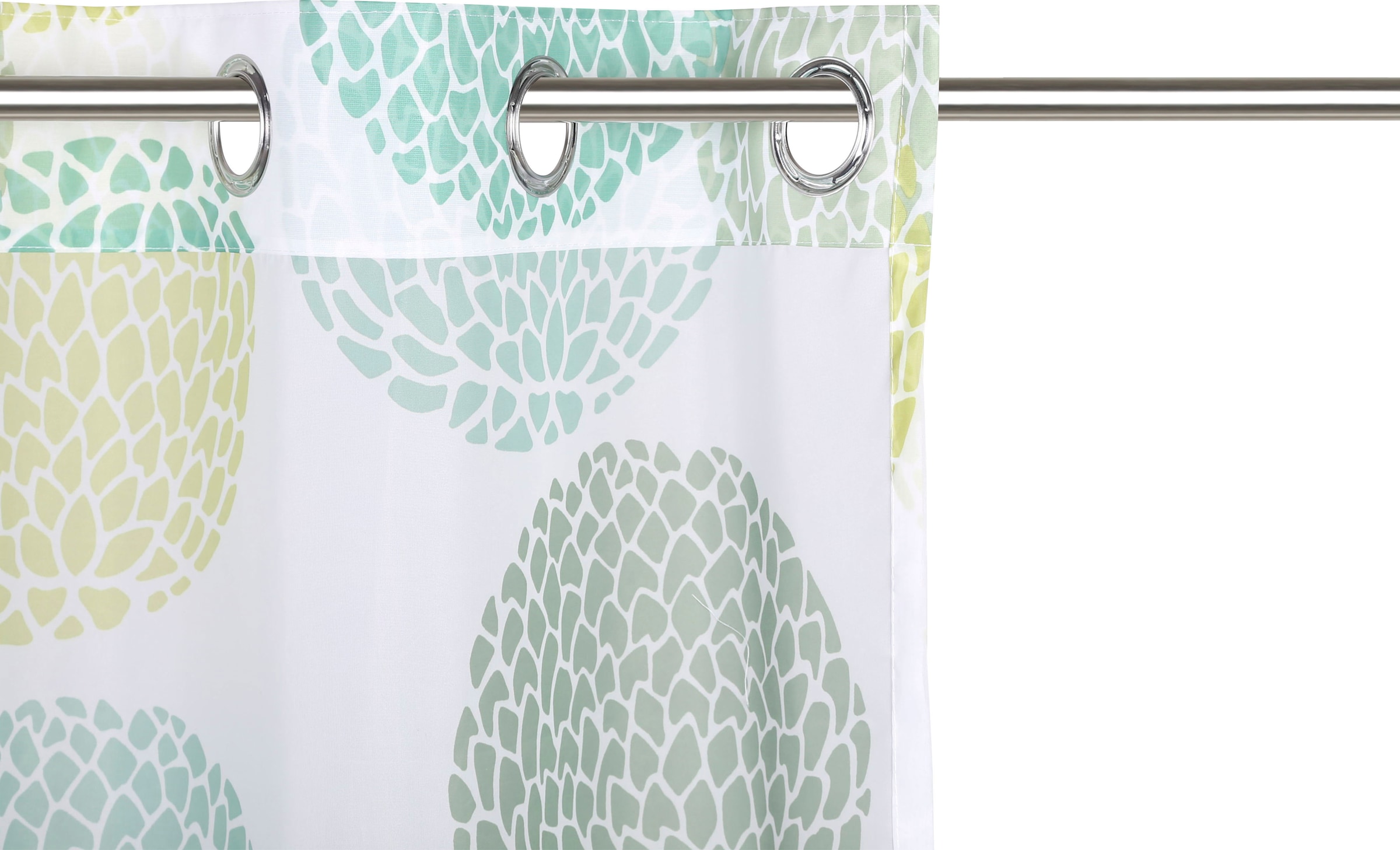 GOODproduct »BELEM, 1 Stück, transparent, Kreisemotiv« Ösen 1 Stk. tlg. 1 Schal, Polyester, Kreise