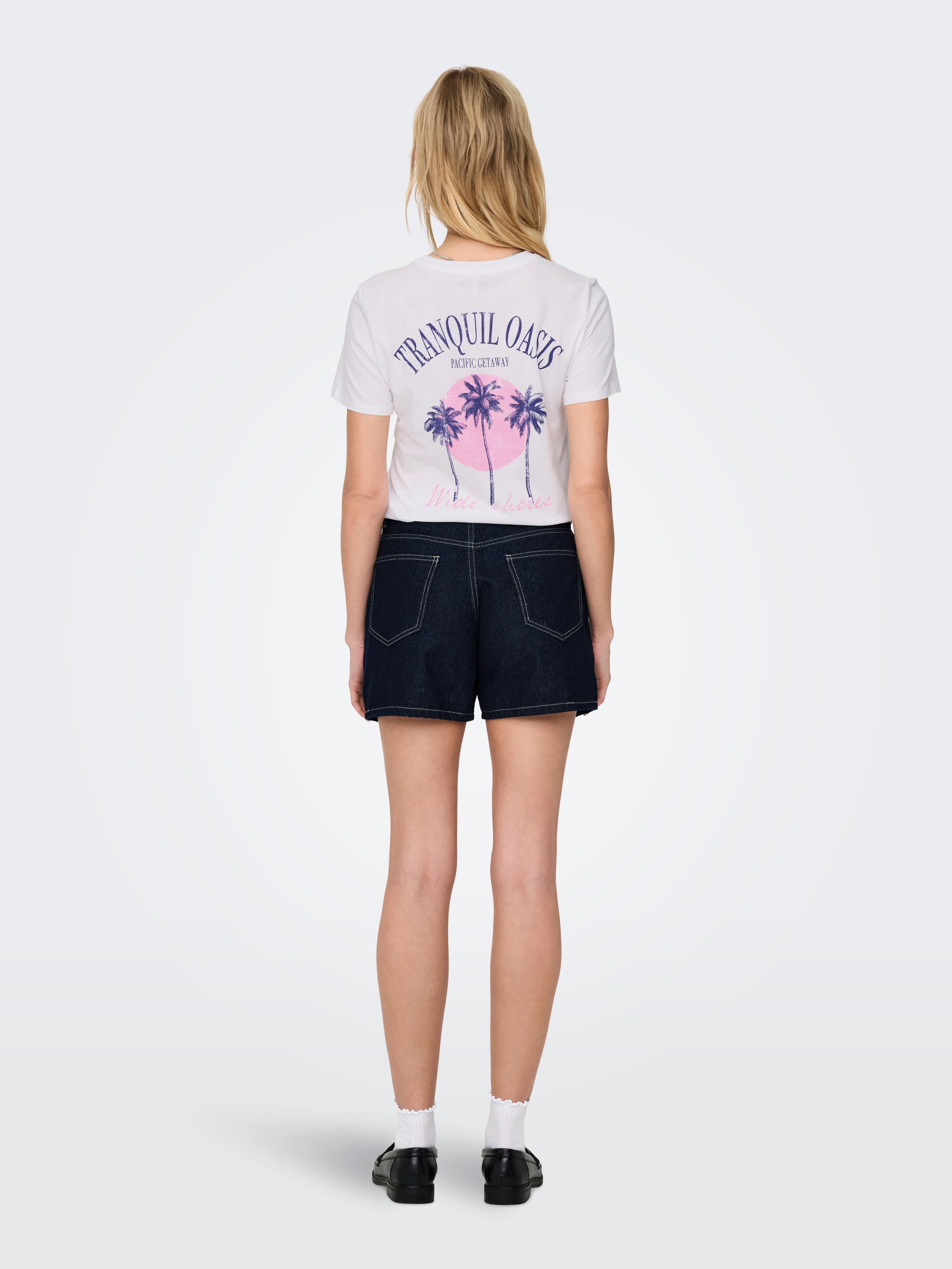 ONLY Short en jean »ONLPHINE« Mélange de coton, coupe regular