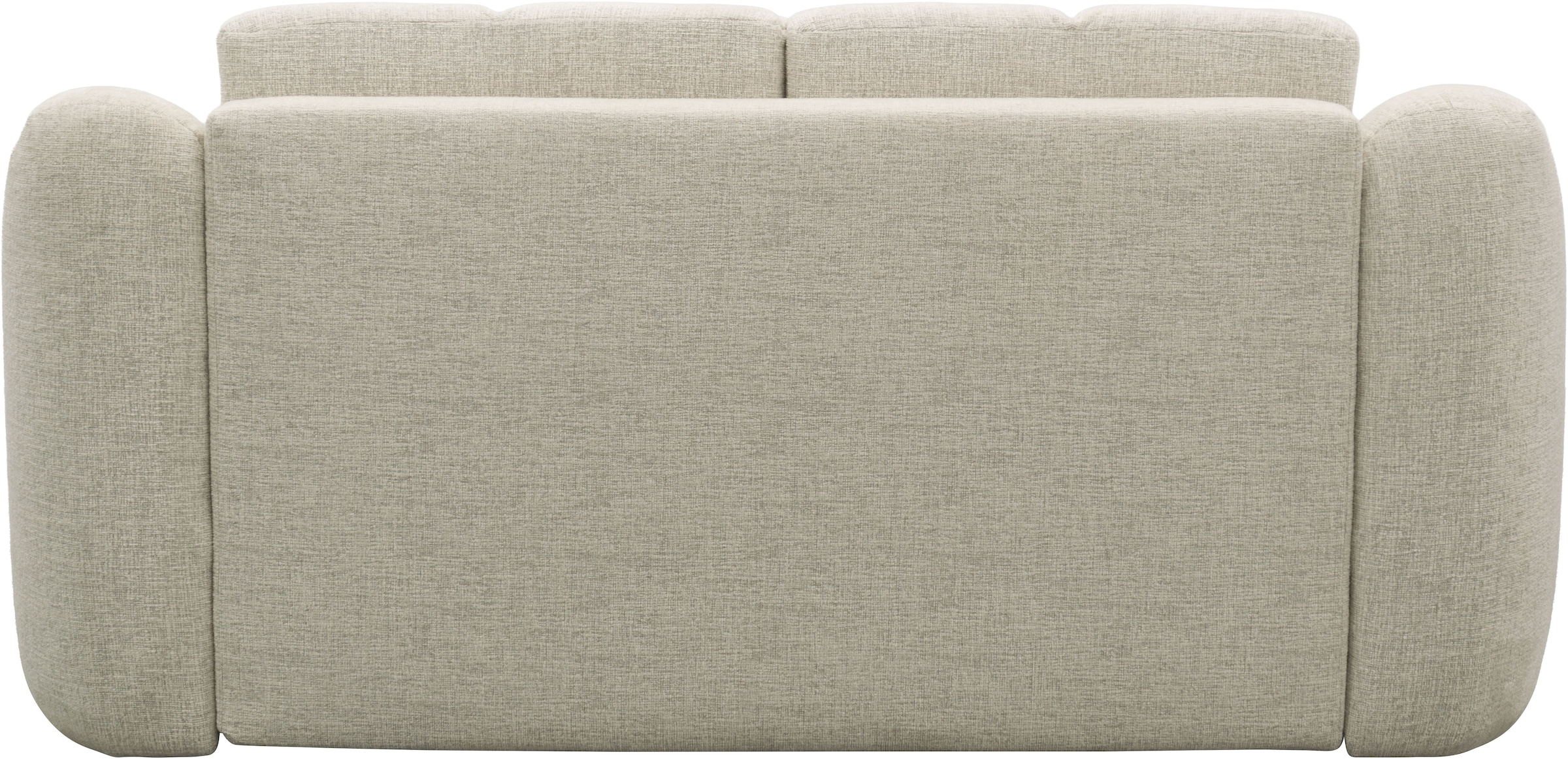 DOMO collection Schlafsofa »Lymra, 192 cm breit, organische Form mit vertikalen Absteppungen« Mit Schlaffunktion