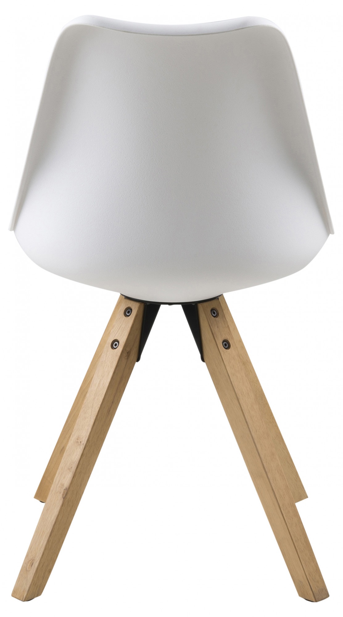 ACTONA GROUP Chaise de salle à manger »Dian« (Ensemble) 2 cuissiège de forme organique avec coussin. Pieds en bois massif d’hévéa