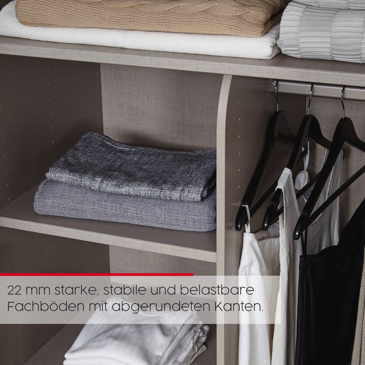 rauch Armoire à portes battantes »Kleiderschrank Schrank Garderobe Schlafzimmerschrank EVELYN« Disponible en 2 hauteurs 197 ou 210 cm, fonction SOFT-CLOSE incluse,  au style élégant, beaucoup de rangement 3 largeurs et 2 hauteurs MADE IN GERMANY
